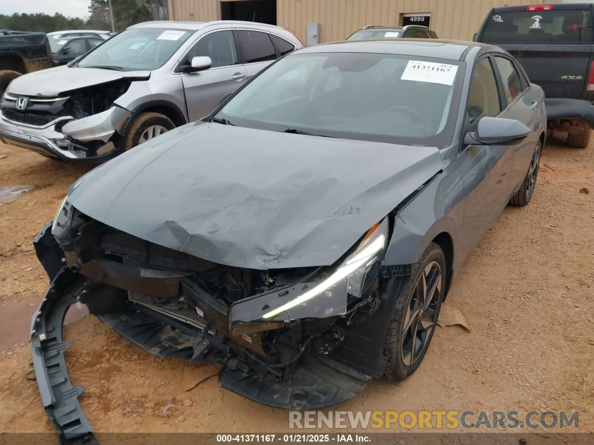 2 fotografías del automóvil dañado KMHLP4AG5PU370869 HYUNDAI ELANTRA 2023