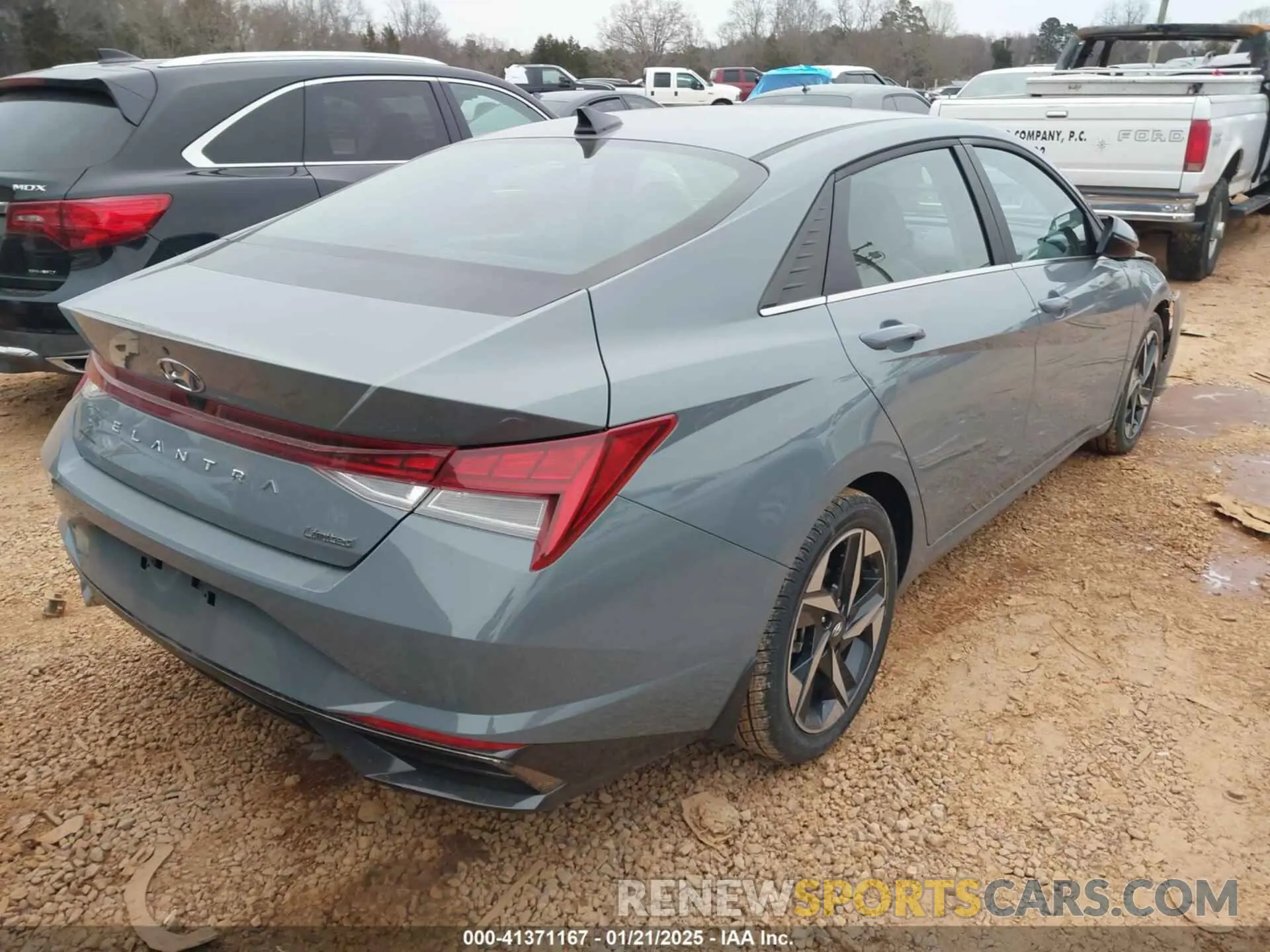 4 fotografías del automóvil dañado KMHLP4AG5PU370869 HYUNDAI ELANTRA 2023