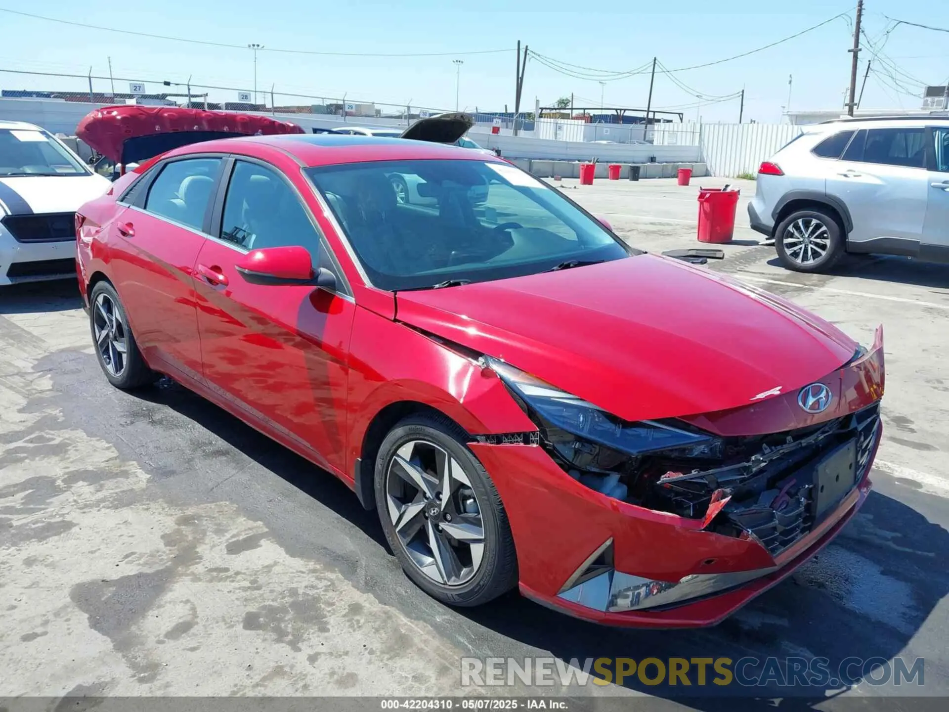 1 fotografías del automóvil dañado KMHLP4AG5PU479140 HYUNDAI ELANTRA 2023