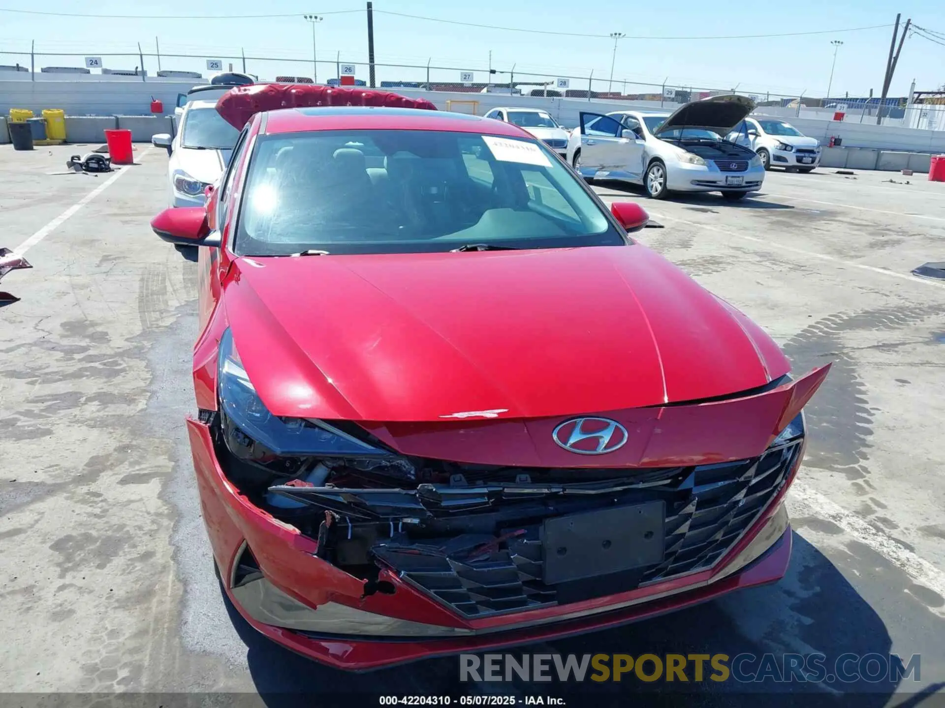 13 fotografías del automóvil dañado KMHLP4AG5PU479140 HYUNDAI ELANTRA 2023