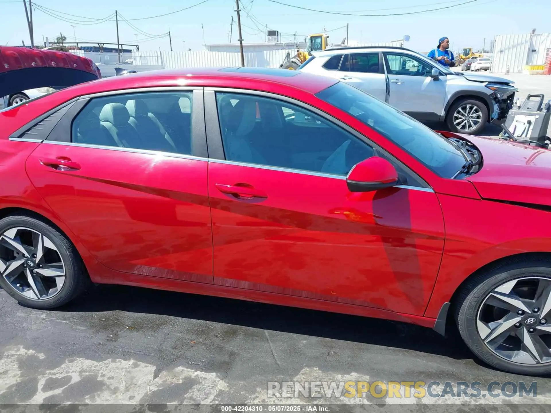 14 fotografías del automóvil dañado KMHLP4AG5PU479140 HYUNDAI ELANTRA 2023