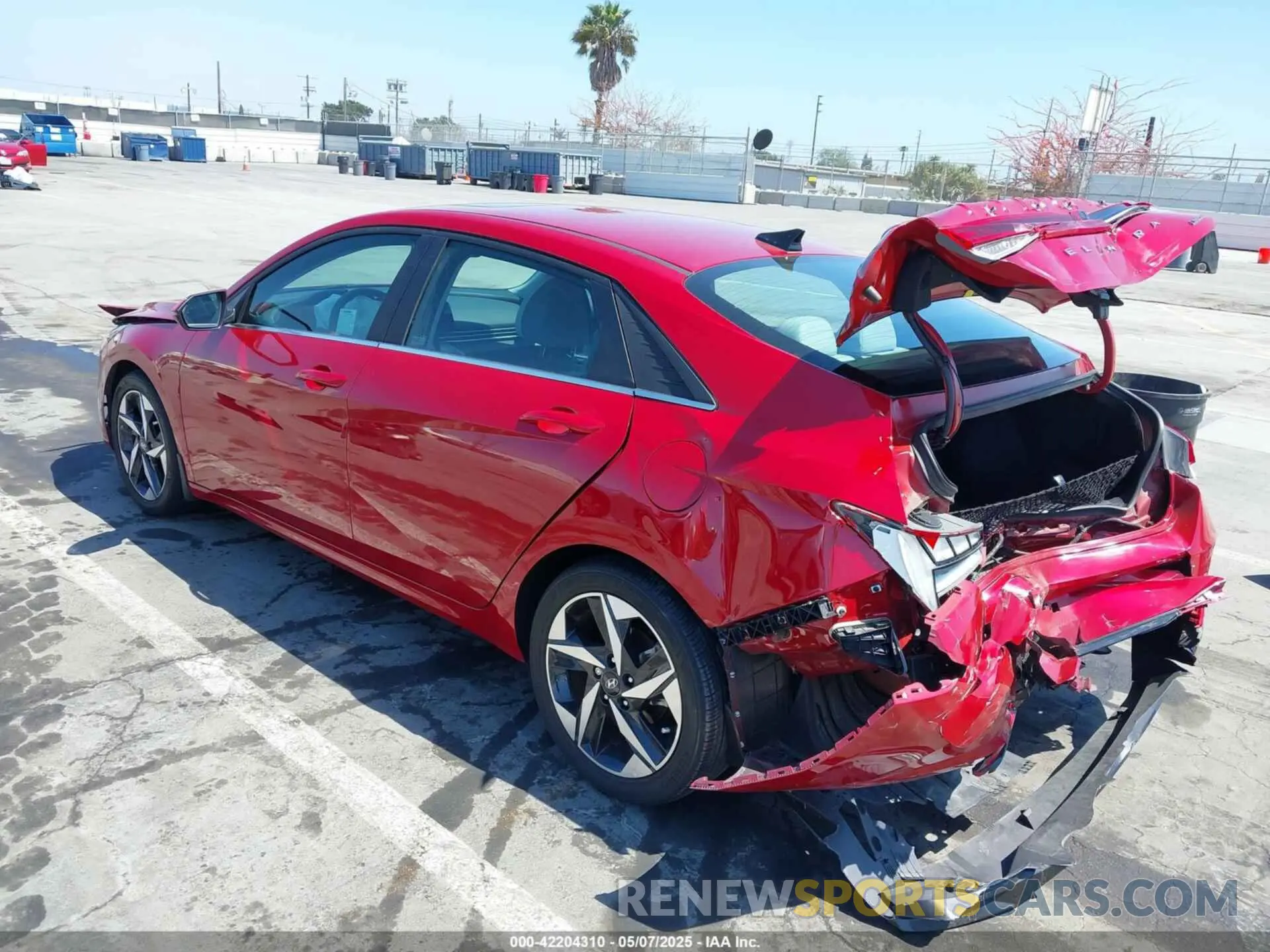 3 fotografías del automóvil dañado KMHLP4AG5PU479140 HYUNDAI ELANTRA 2023