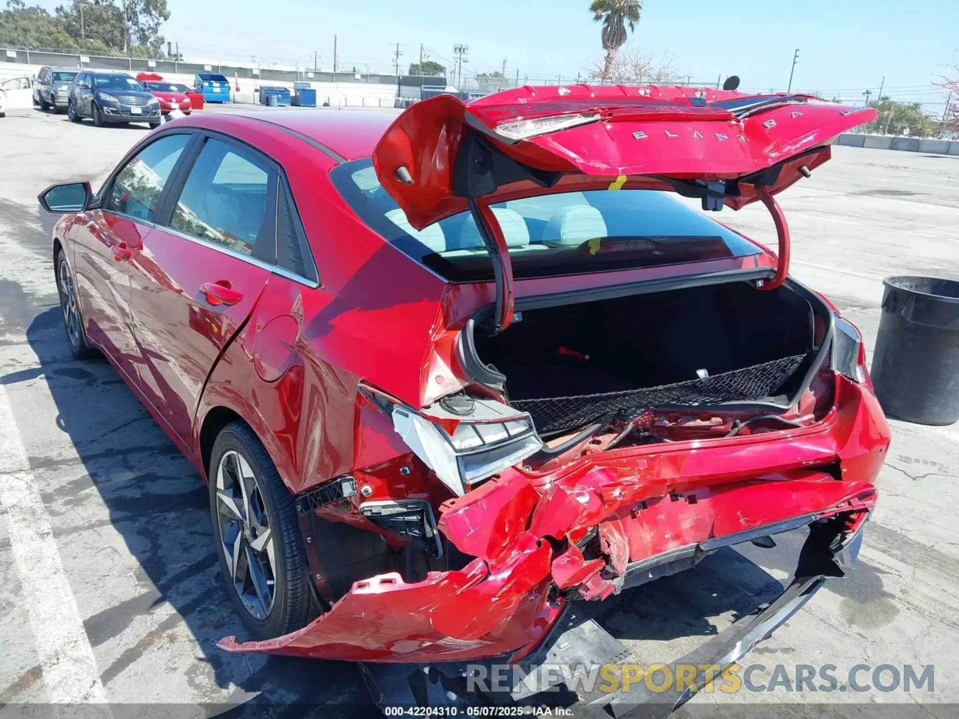 6 fotografías del automóvil dañado KMHLP4AG5PU479140 HYUNDAI ELANTRA 2023