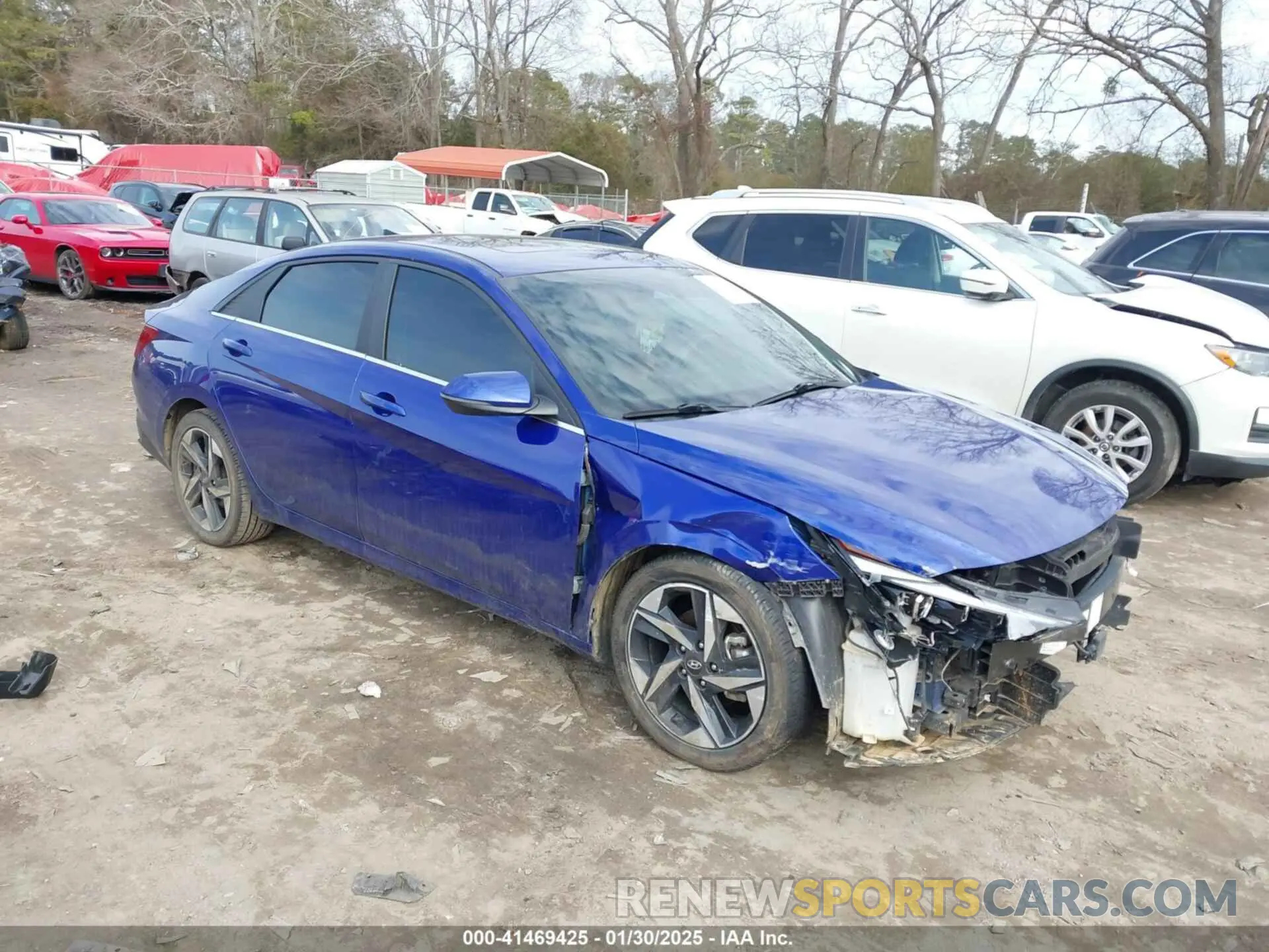 1 fotografías del automóvil dañado KMHLP4AG6PU384604 HYUNDAI ELANTRA 2023