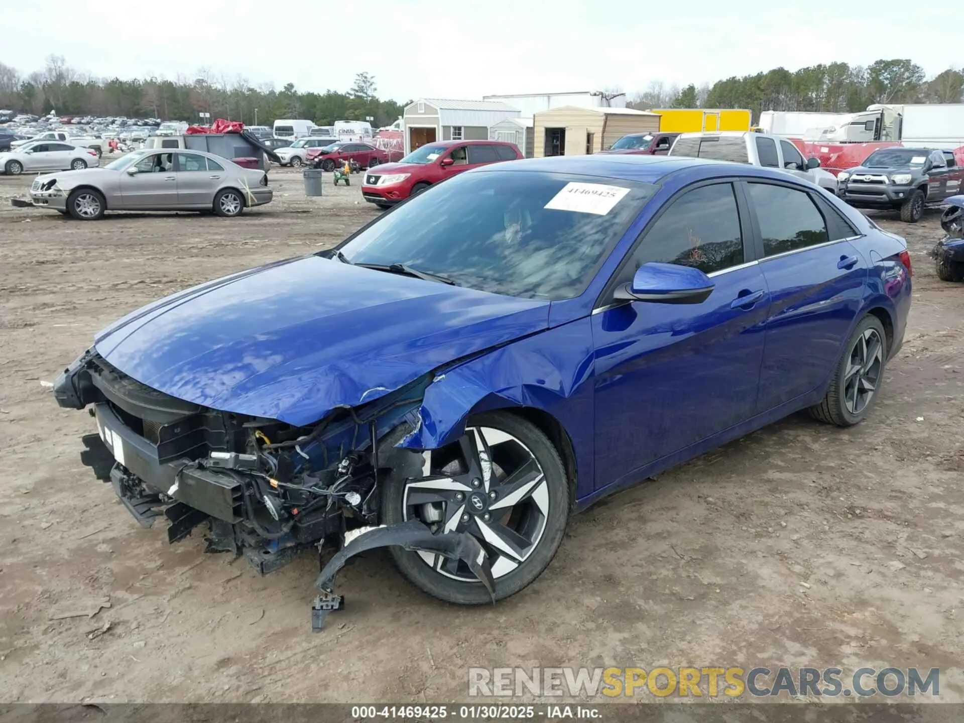 2 fotografías del automóvil dañado KMHLP4AG6PU384604 HYUNDAI ELANTRA 2023