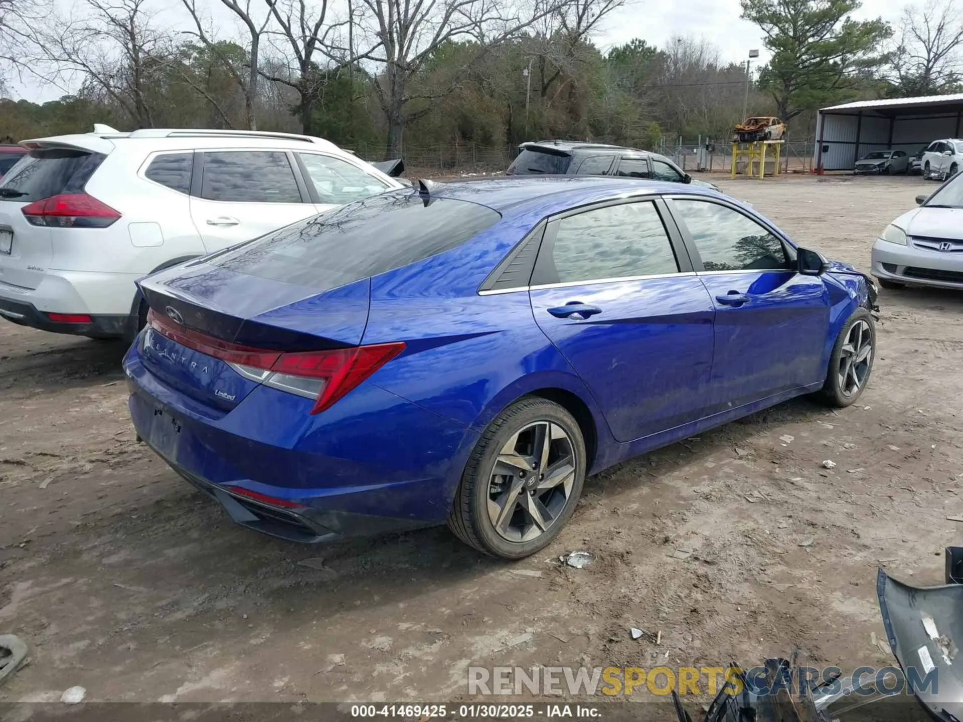 4 fotografías del automóvil dañado KMHLP4AG6PU384604 HYUNDAI ELANTRA 2023