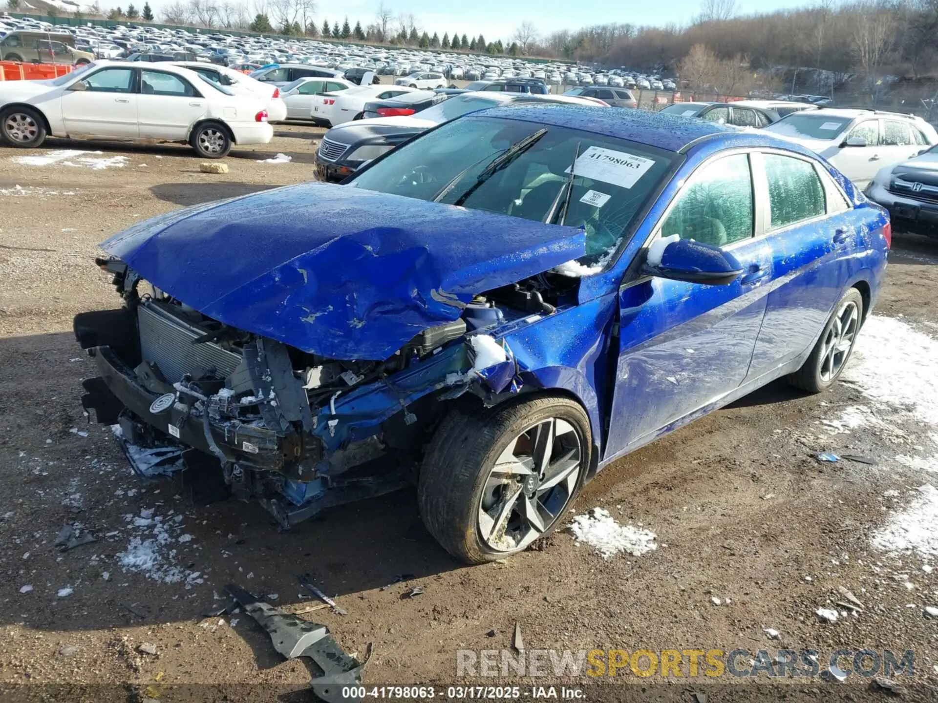 2 fotografías del automóvil dañado KMHLP4AG6PU495380 HYUNDAI ELANTRA 2023