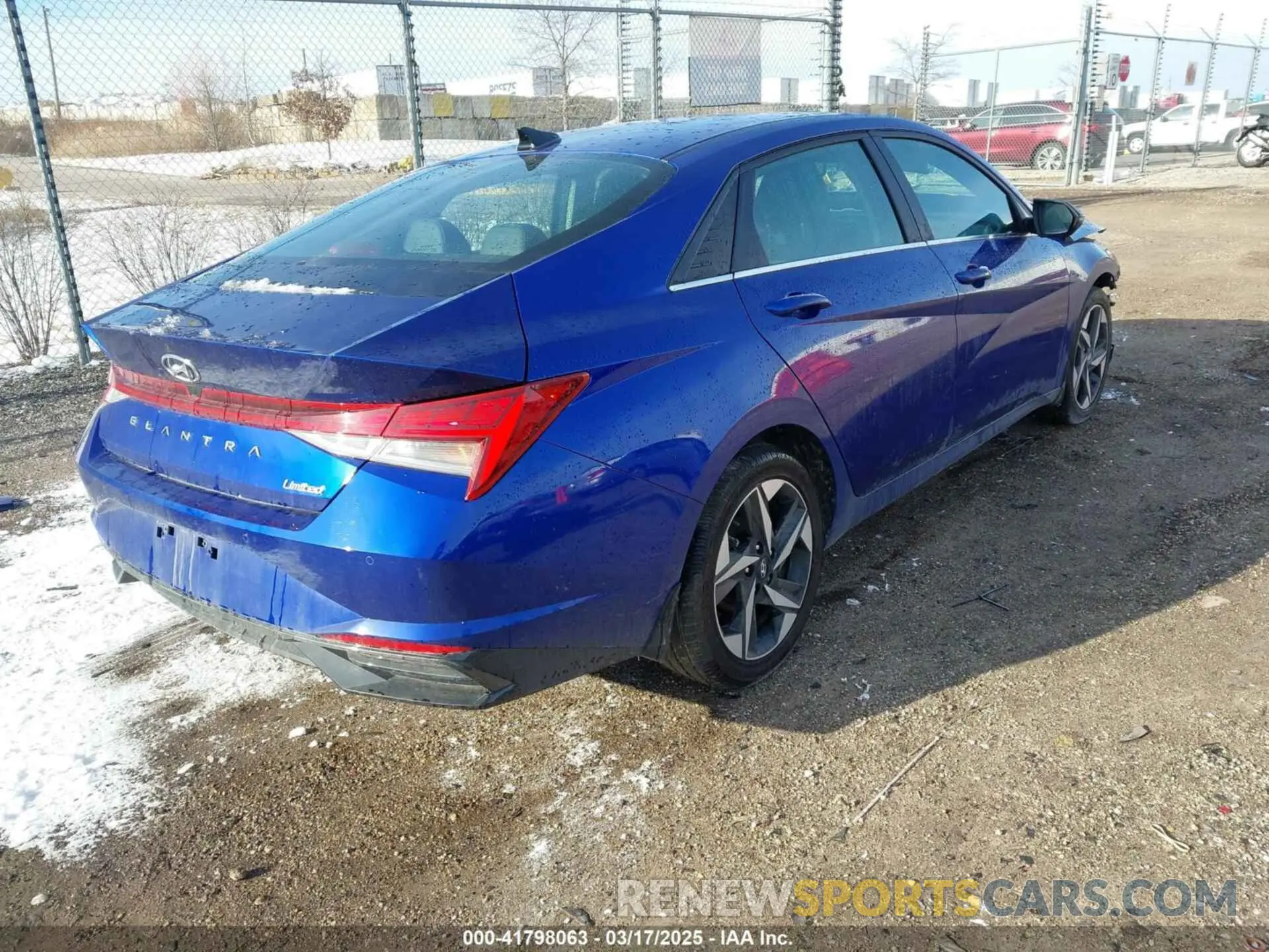 4 fotografías del automóvil dañado KMHLP4AG6PU495380 HYUNDAI ELANTRA 2023