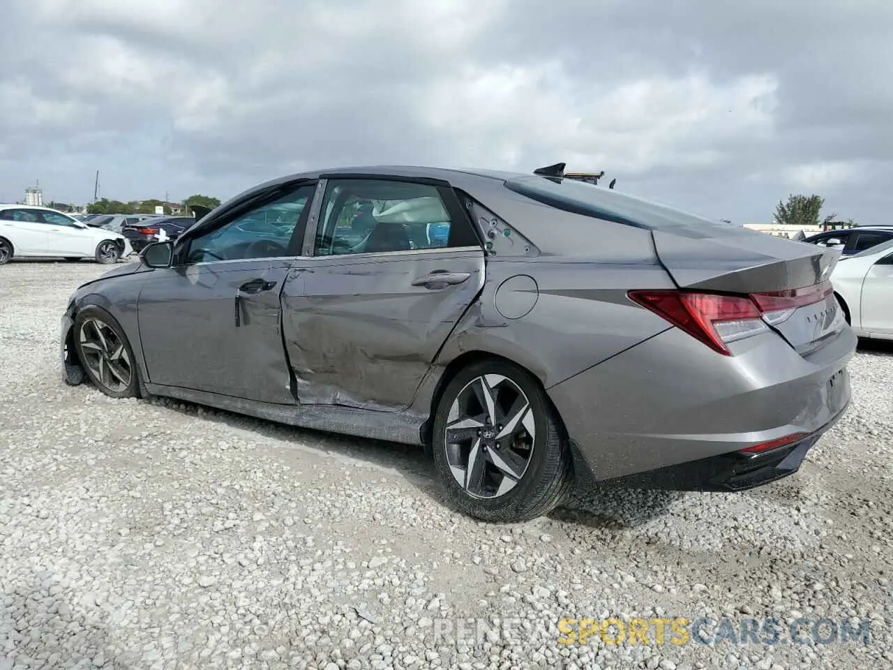 2 fotografías del automóvil dañado KMHLP4AG6PU514171 HYUNDAI ELANTRA 2023