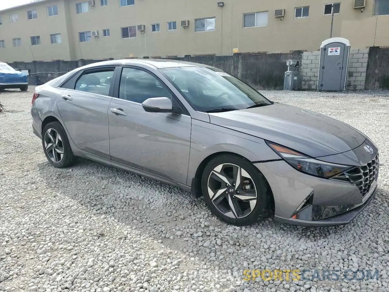 4 fotografías del automóvil dañado KMHLP4AG6PU514171 HYUNDAI ELANTRA 2023