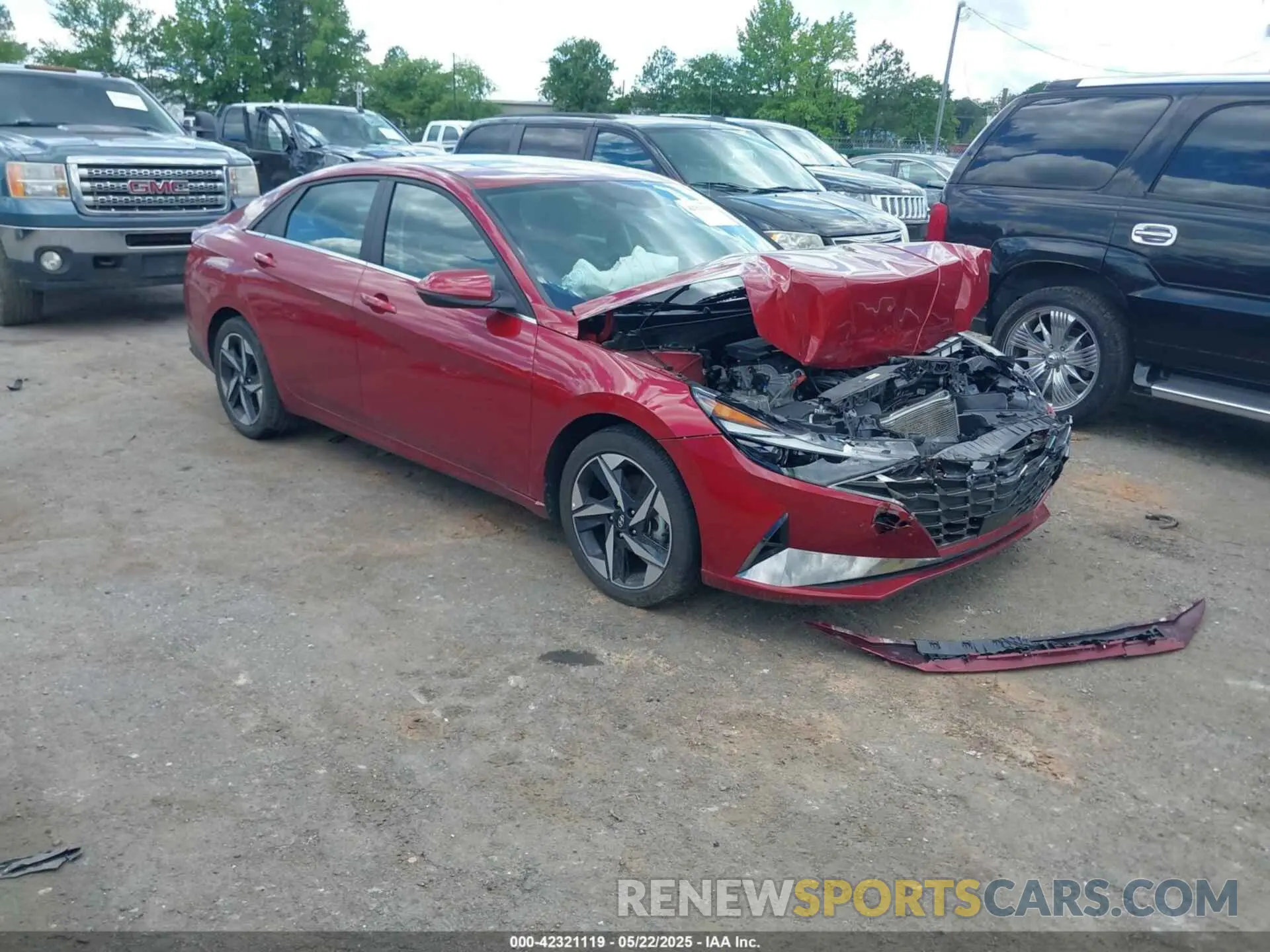 1 fotografías del automóvil dañado KMHLP4AG6PU620166 HYUNDAI ELANTRA 2023