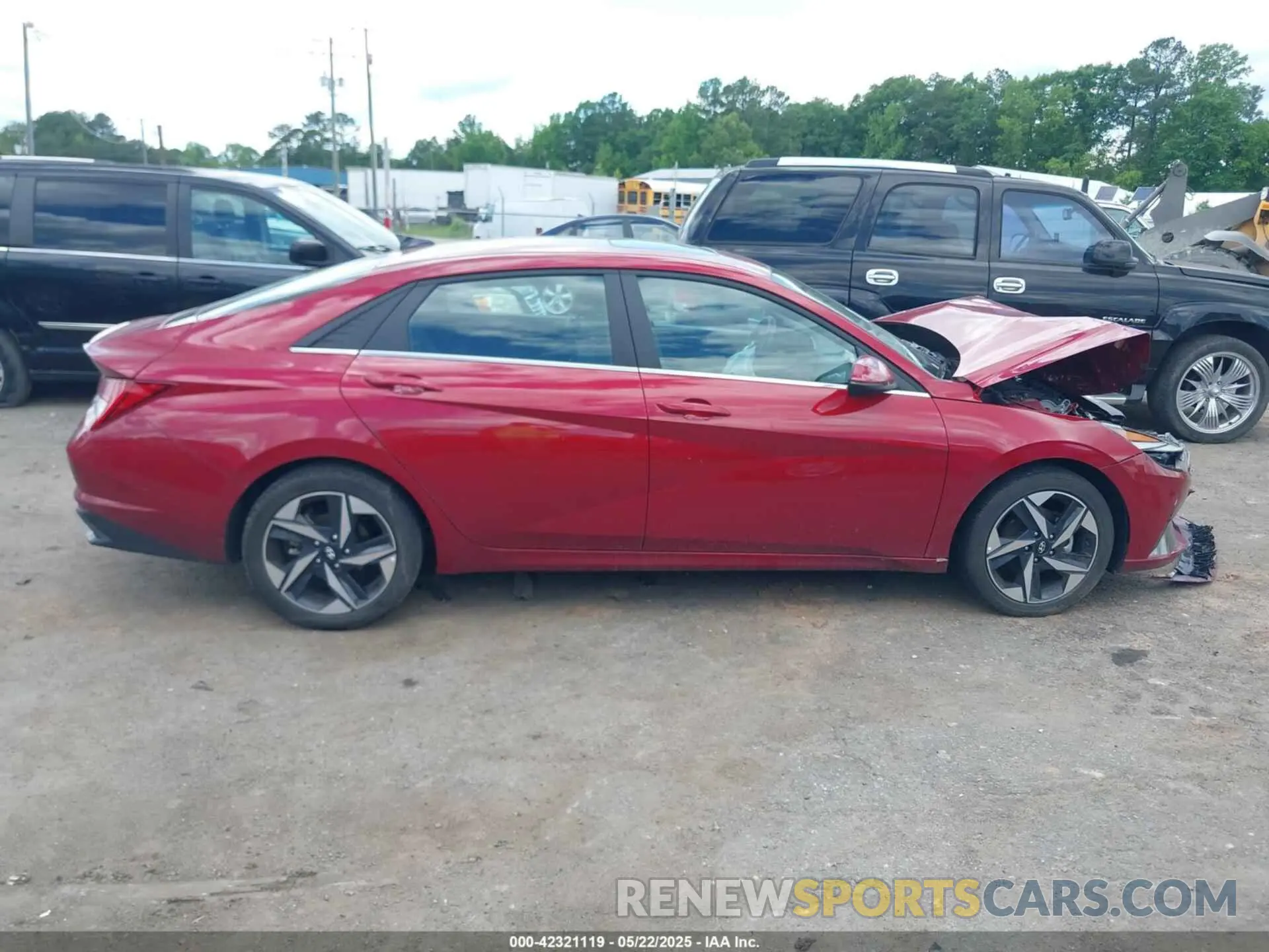 14 fotografías del automóvil dañado KMHLP4AG6PU620166 HYUNDAI ELANTRA 2023