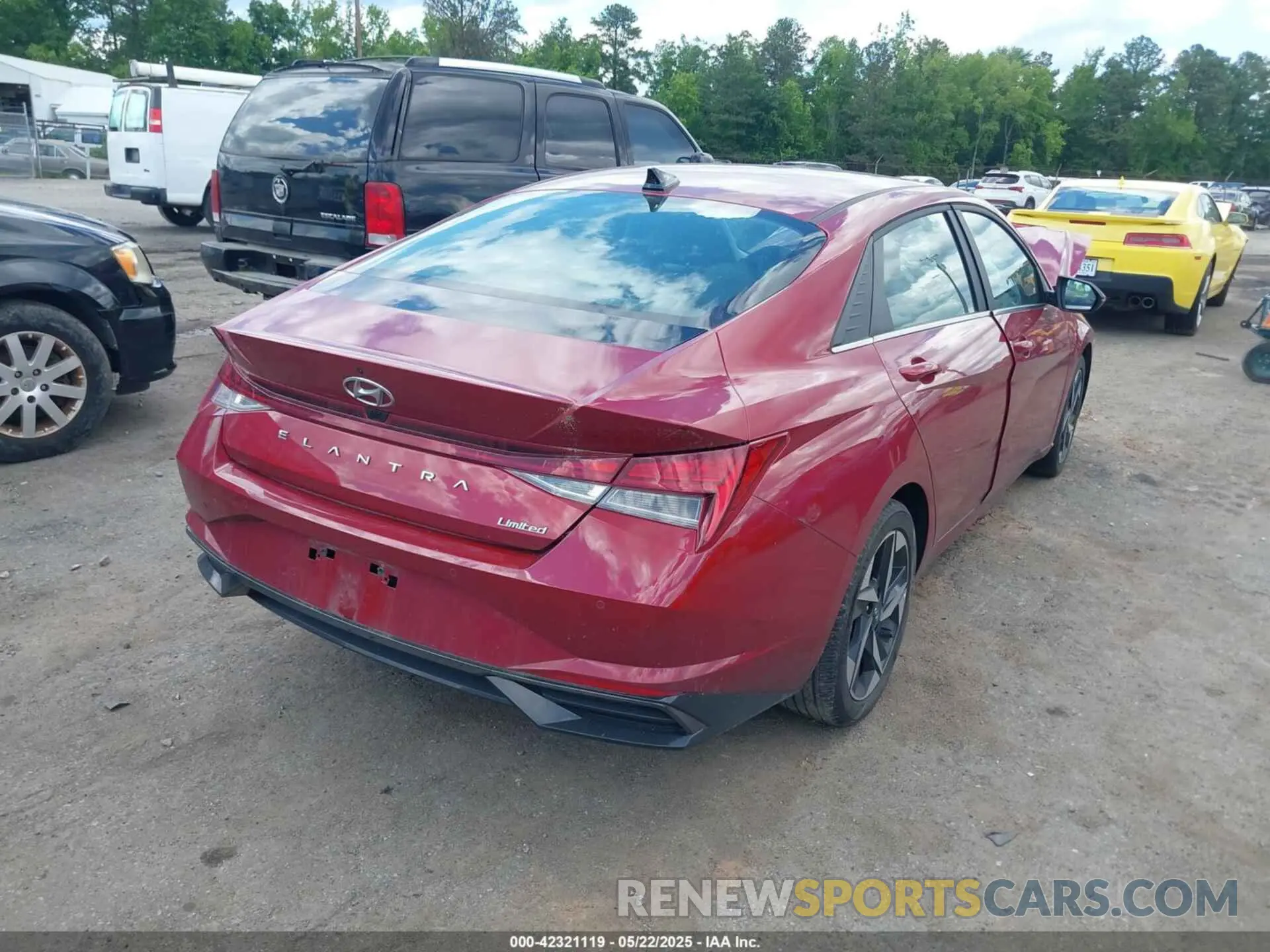 4 fotografías del automóvil dañado KMHLP4AG6PU620166 HYUNDAI ELANTRA 2023