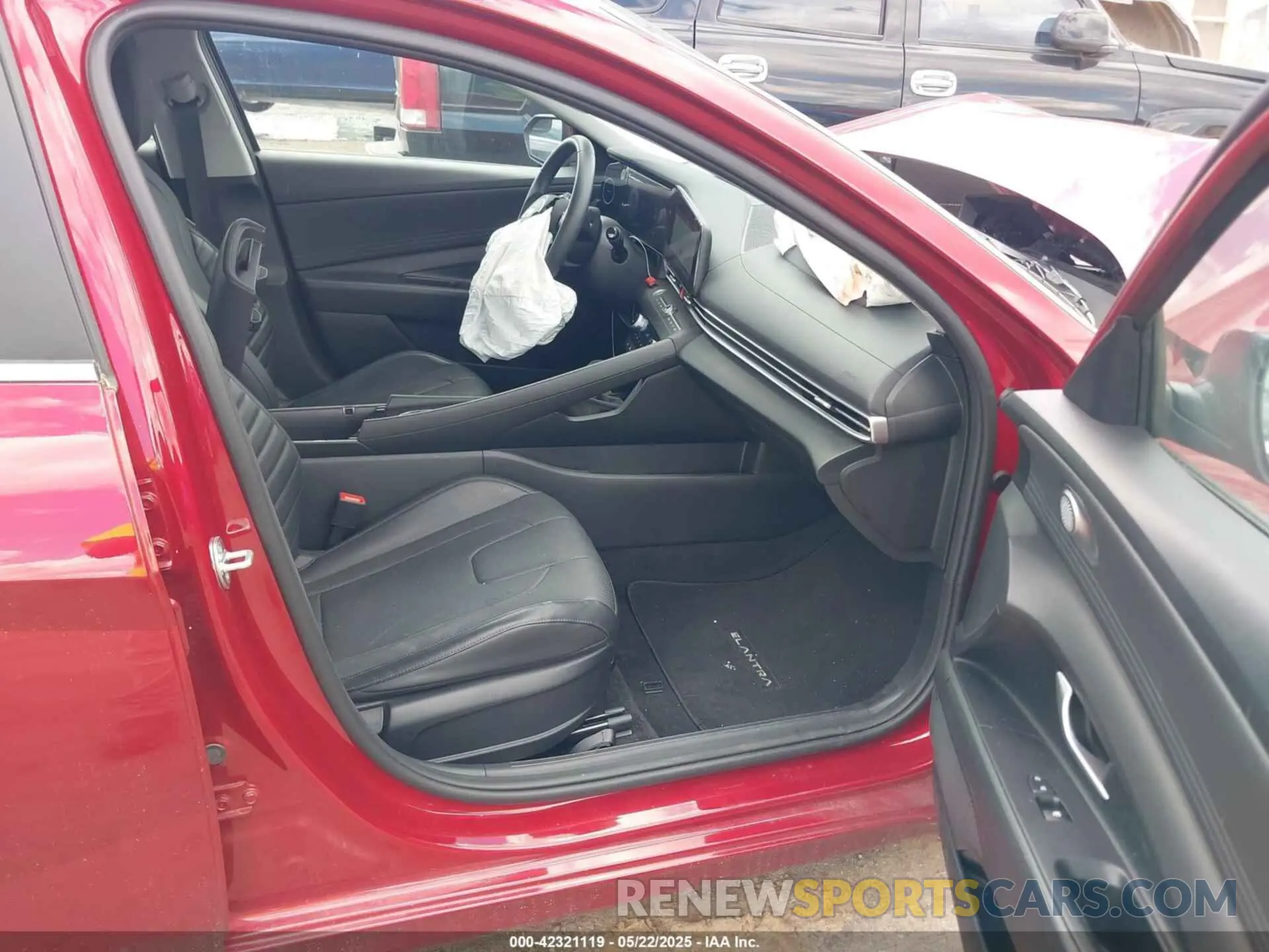 5 fotografías del automóvil dañado KMHLP4AG6PU620166 HYUNDAI ELANTRA 2023