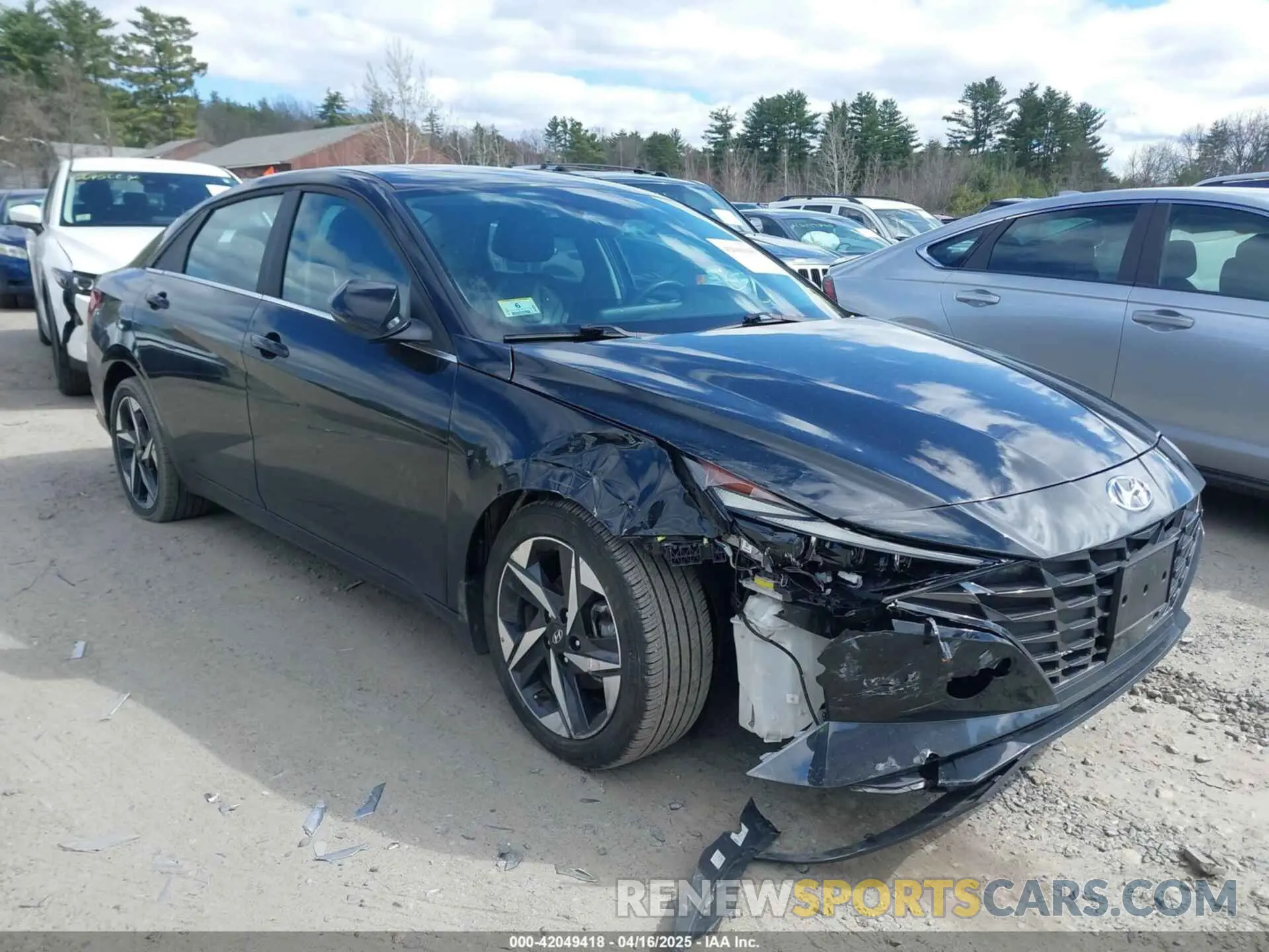 1 fotografías del automóvil dañado KMHLP4AG7PU562634 HYUNDAI ELANTRA 2023