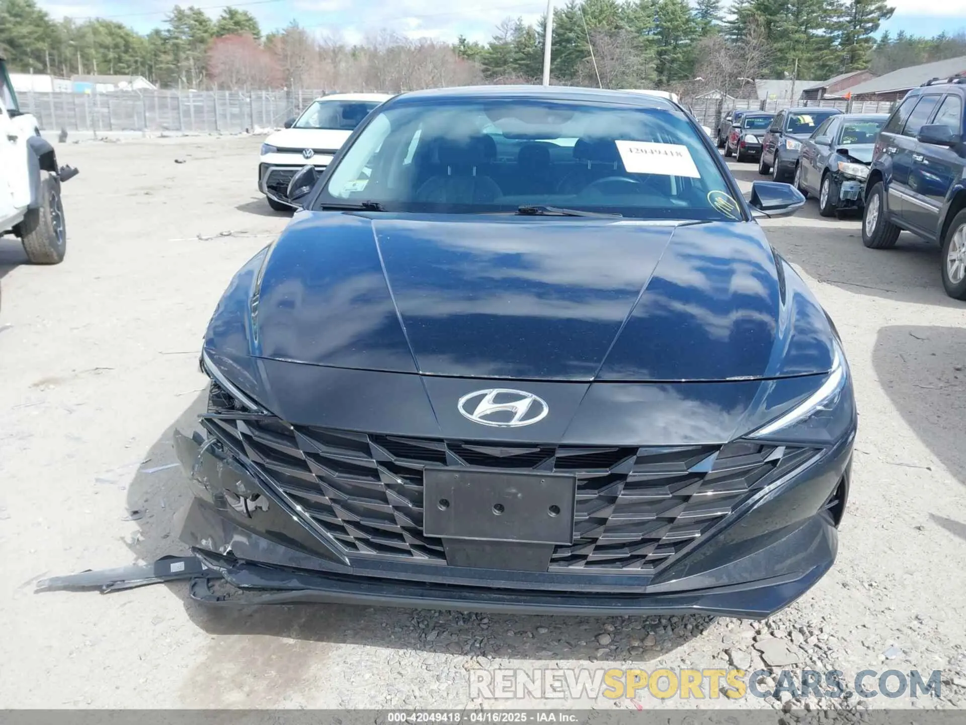 12 fotografías del automóvil dañado KMHLP4AG7PU562634 HYUNDAI ELANTRA 2023