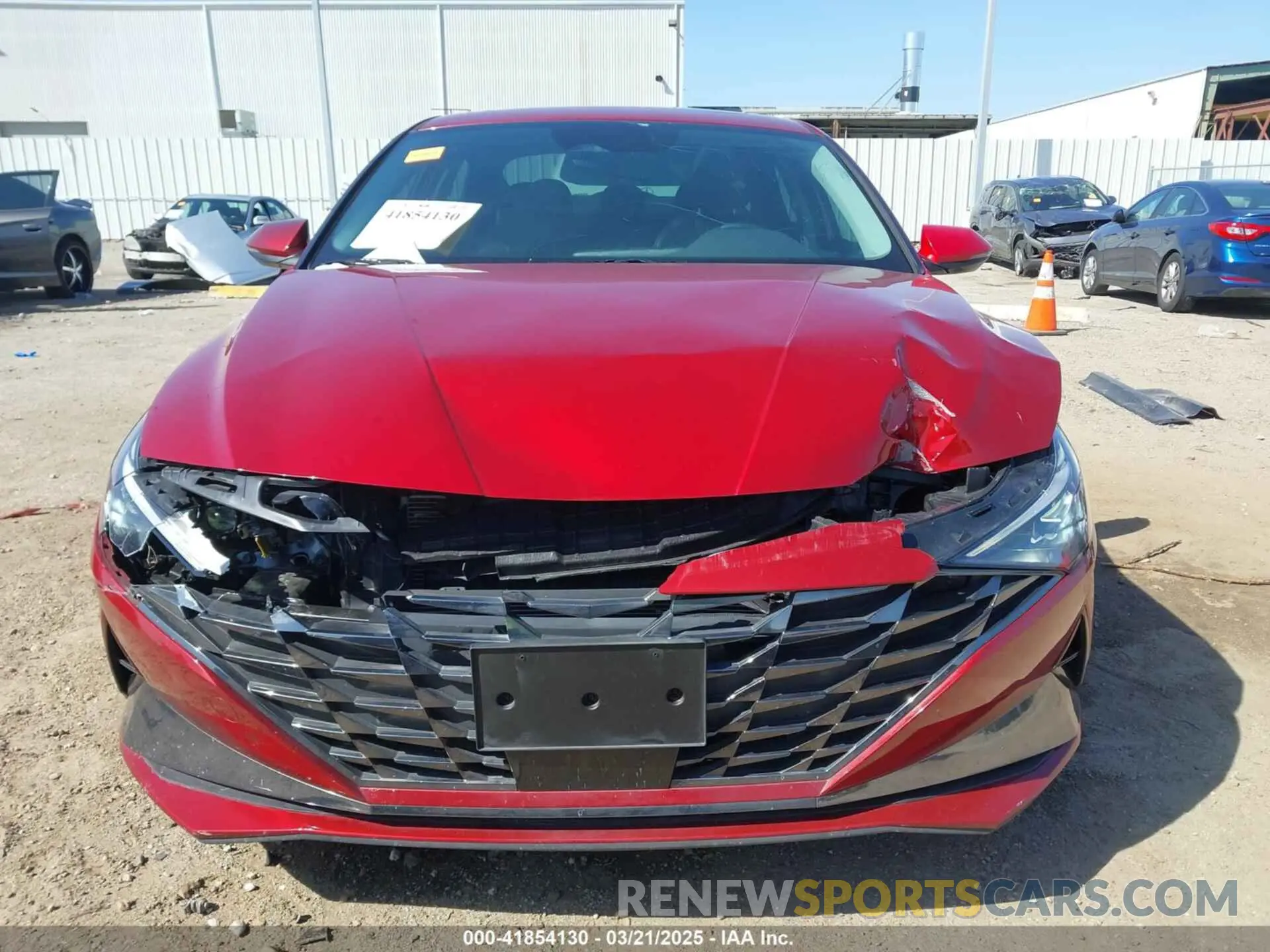 12 fotografías del automóvil dañado KMHLP4AG7PU607958 HYUNDAI ELANTRA 2023