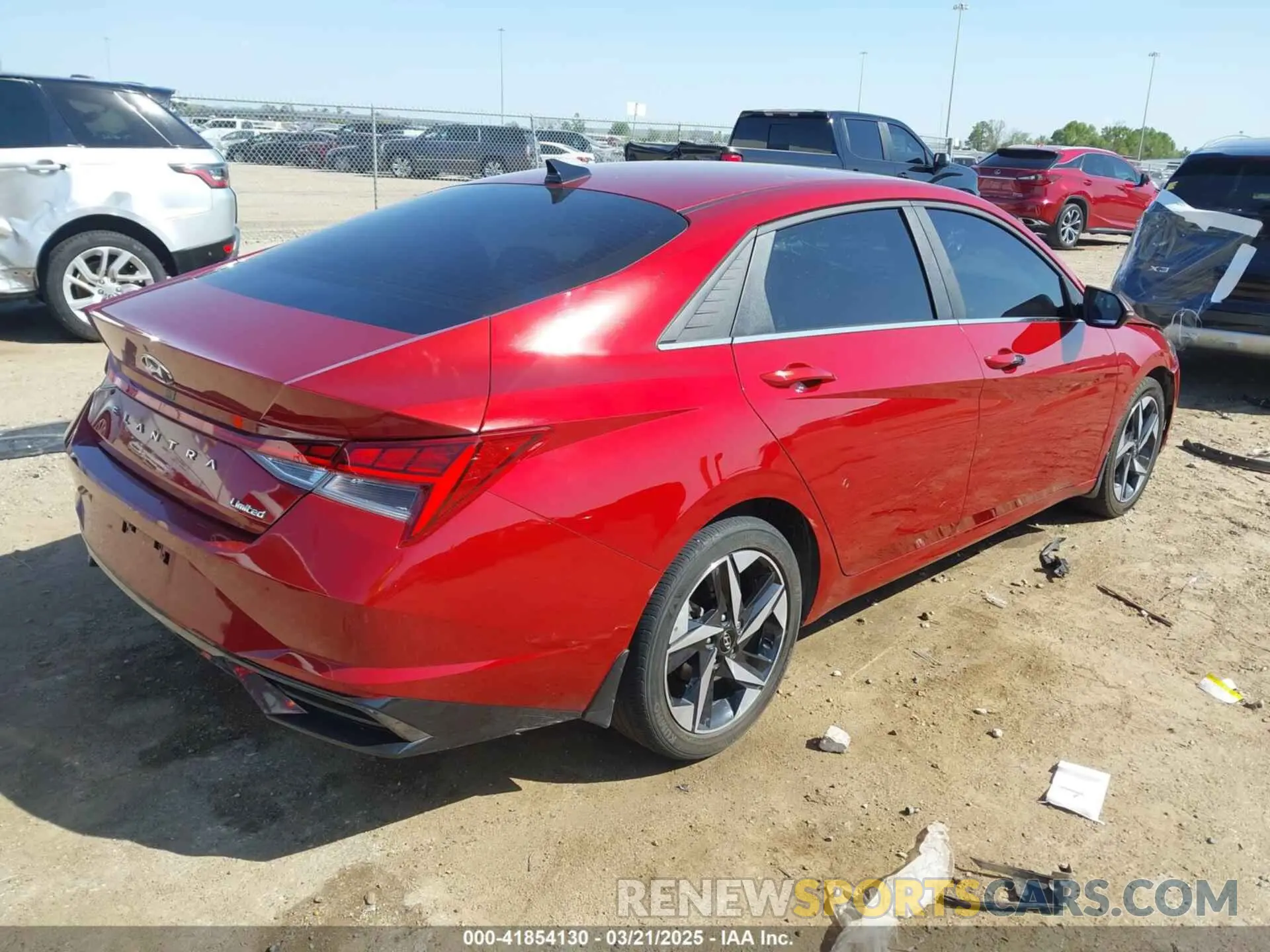 4 fotografías del automóvil dañado KMHLP4AG7PU607958 HYUNDAI ELANTRA 2023