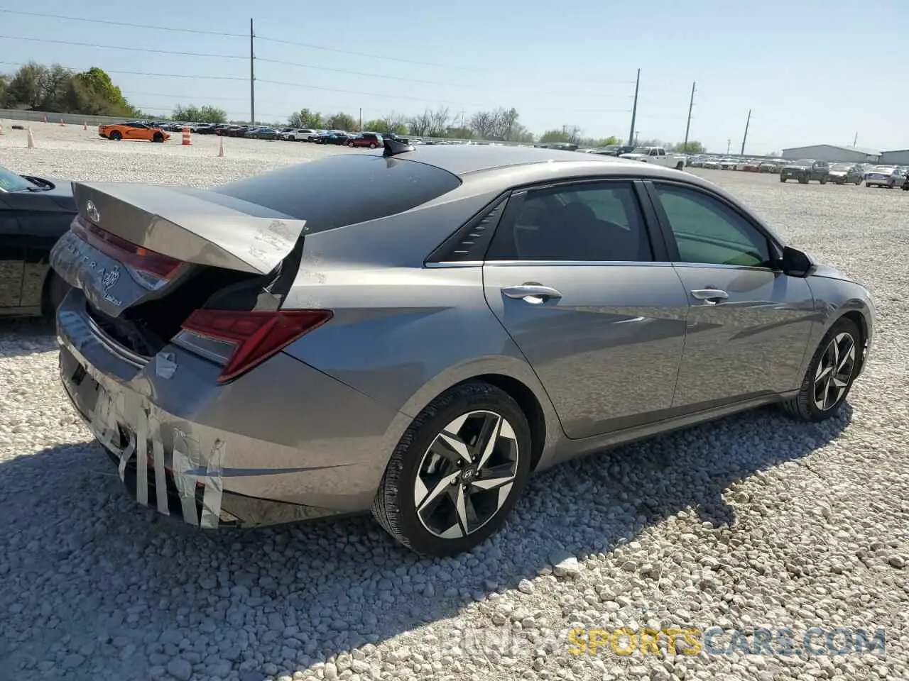 3 fotografías del automóvil dañado KMHLP4AG8PU588367 HYUNDAI ELANTRA 2023