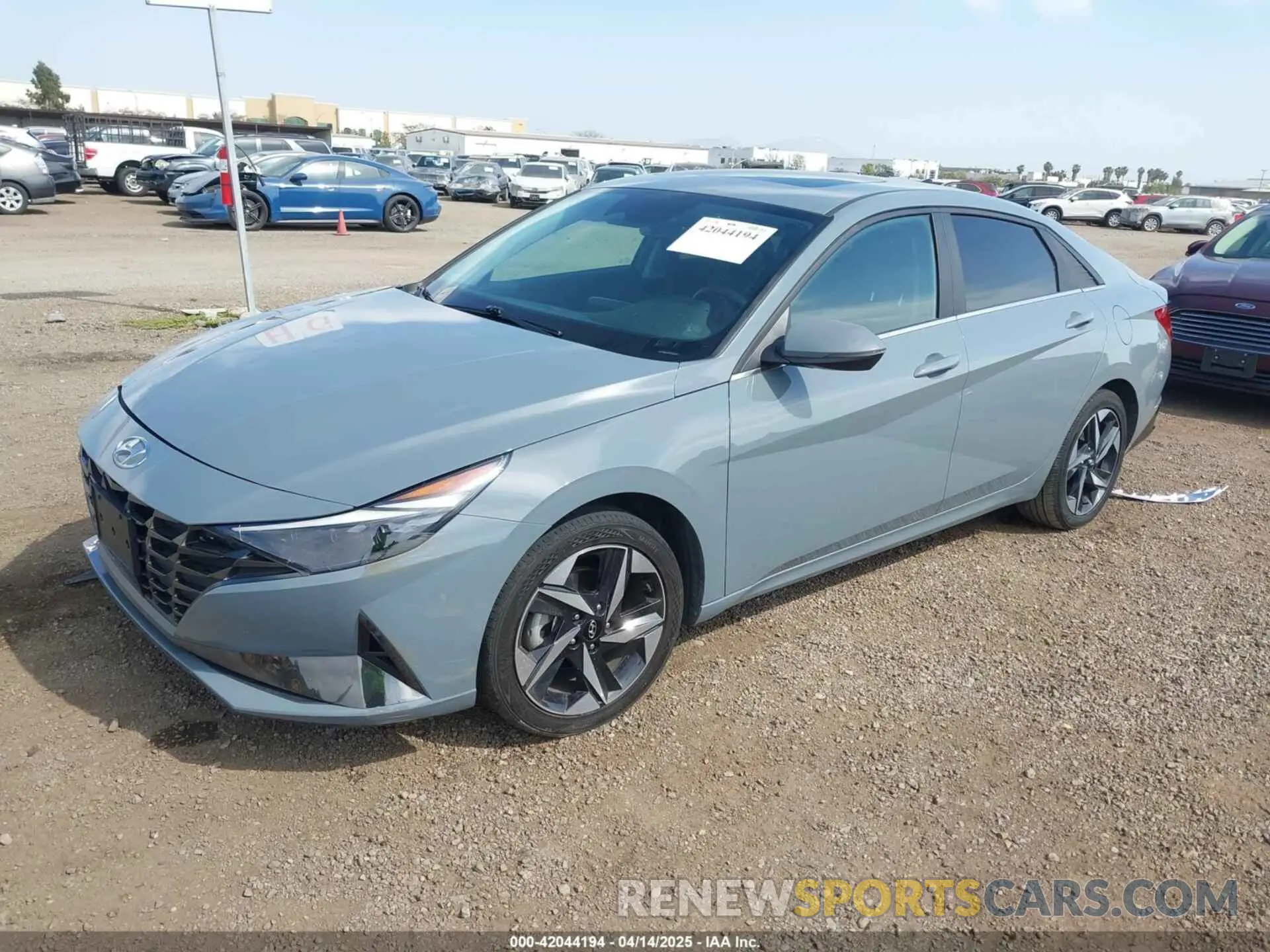 2 fotografías del automóvil dañado KMHLP4AG9PU396410 HYUNDAI ELANTRA 2023