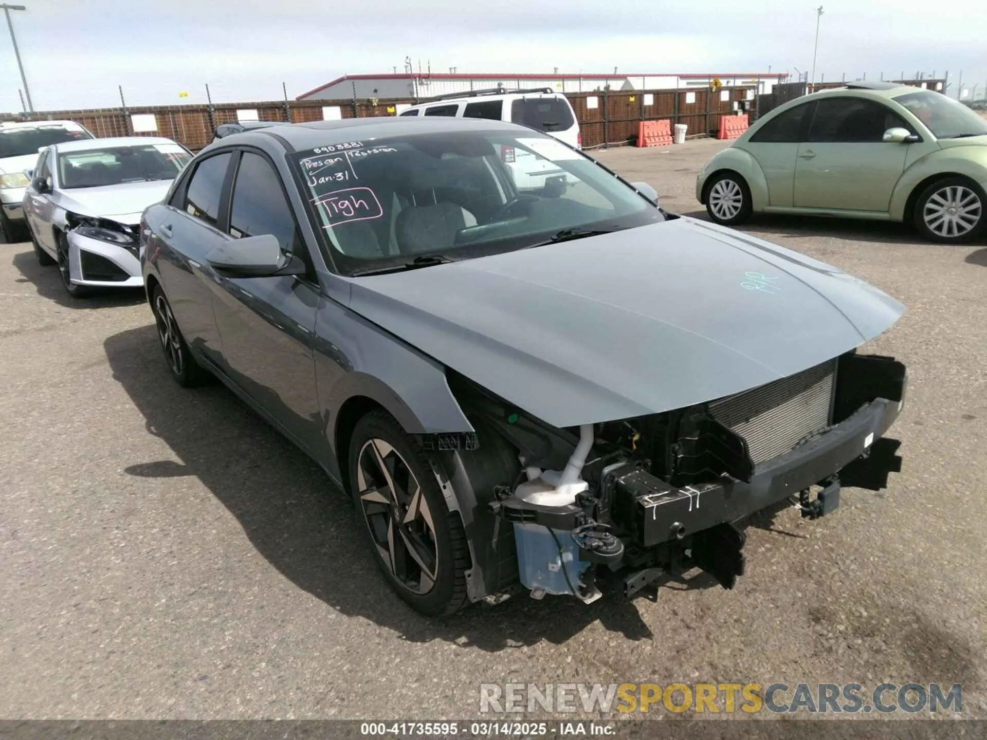 1 fotografías del automóvil dañado KMHLP4AG9PU454533 HYUNDAI ELANTRA 2023