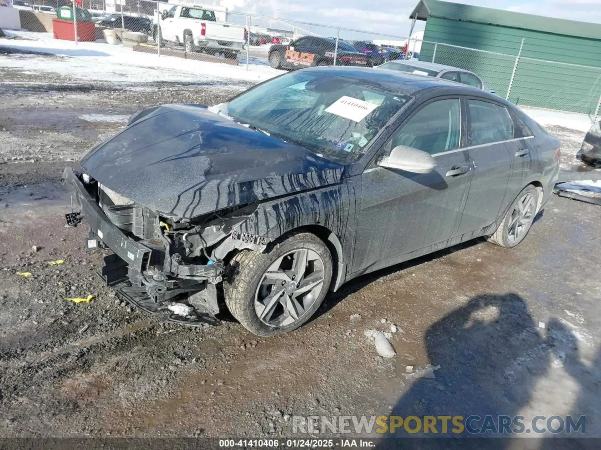 2 fotografías del automóvil dañado KMHLP4AGXPU384671 HYUNDAI ELANTRA 2023