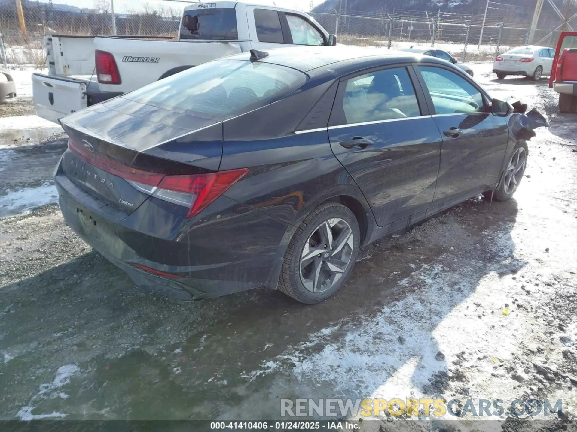 4 fotografías del automóvil dañado KMHLP4AGXPU384671 HYUNDAI ELANTRA 2023