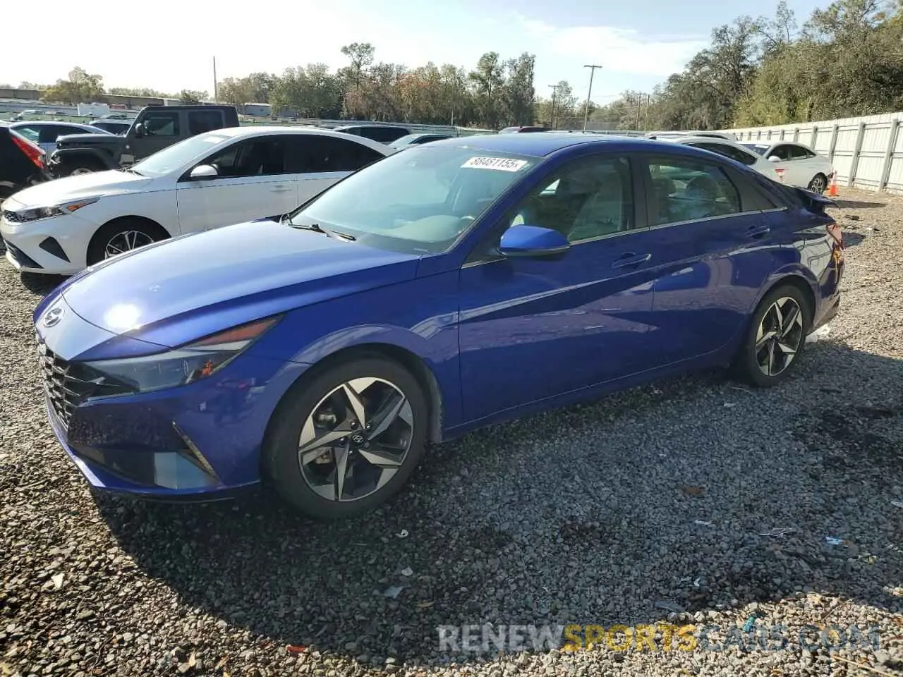 1 fotografías del automóvil dañado KMHLP4AGXPU415997 HYUNDAI ELANTRA 2023