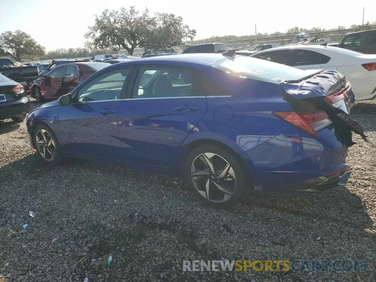 2 fotografías del automóvil dañado KMHLP4AGXPU415997 HYUNDAI ELANTRA 2023