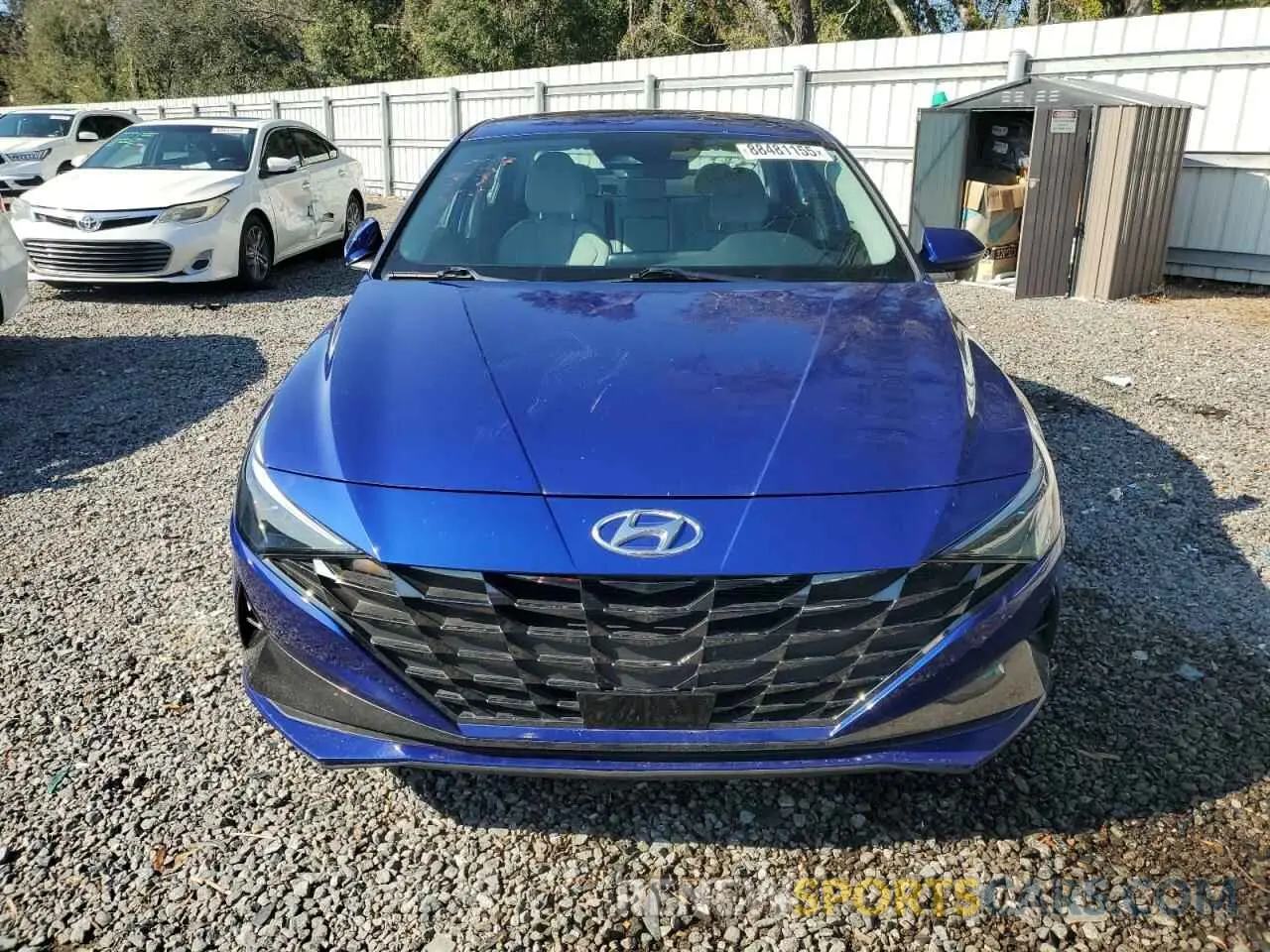 5 fotografías del automóvil dañado KMHLP4AGXPU415997 HYUNDAI ELANTRA 2023