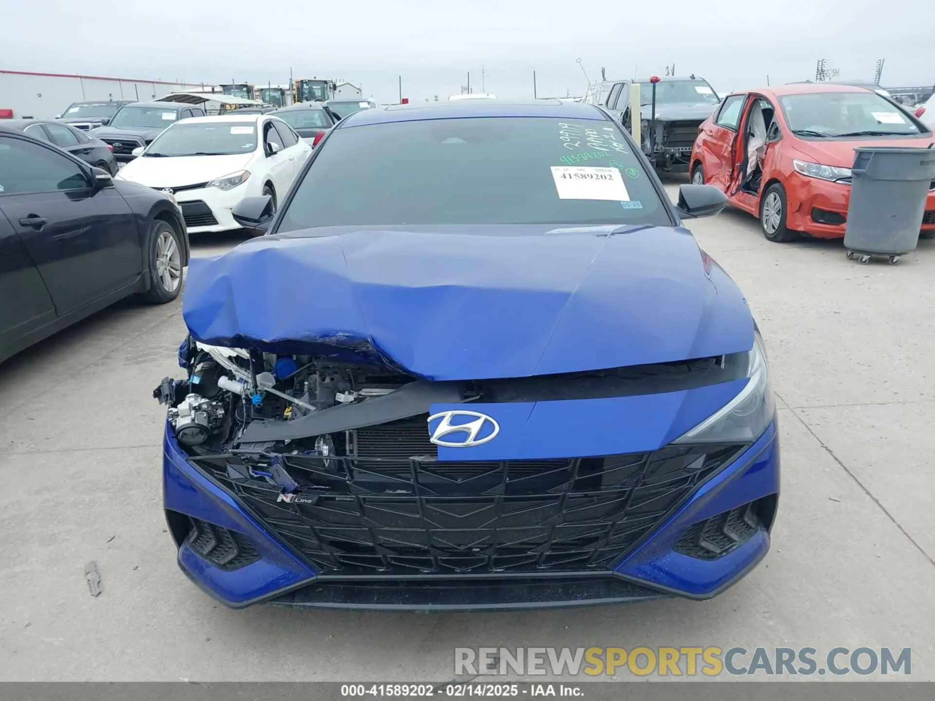 12 fotografías del automóvil dañado KMHLR4AF1PU423570 HYUNDAI ELANTRA 2023