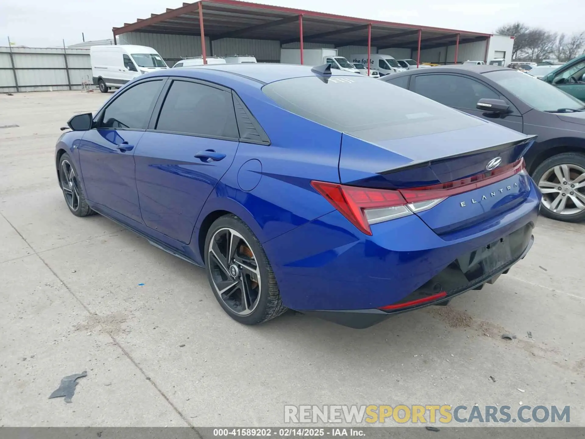 3 fotografías del automóvil dañado KMHLR4AF1PU423570 HYUNDAI ELANTRA 2023