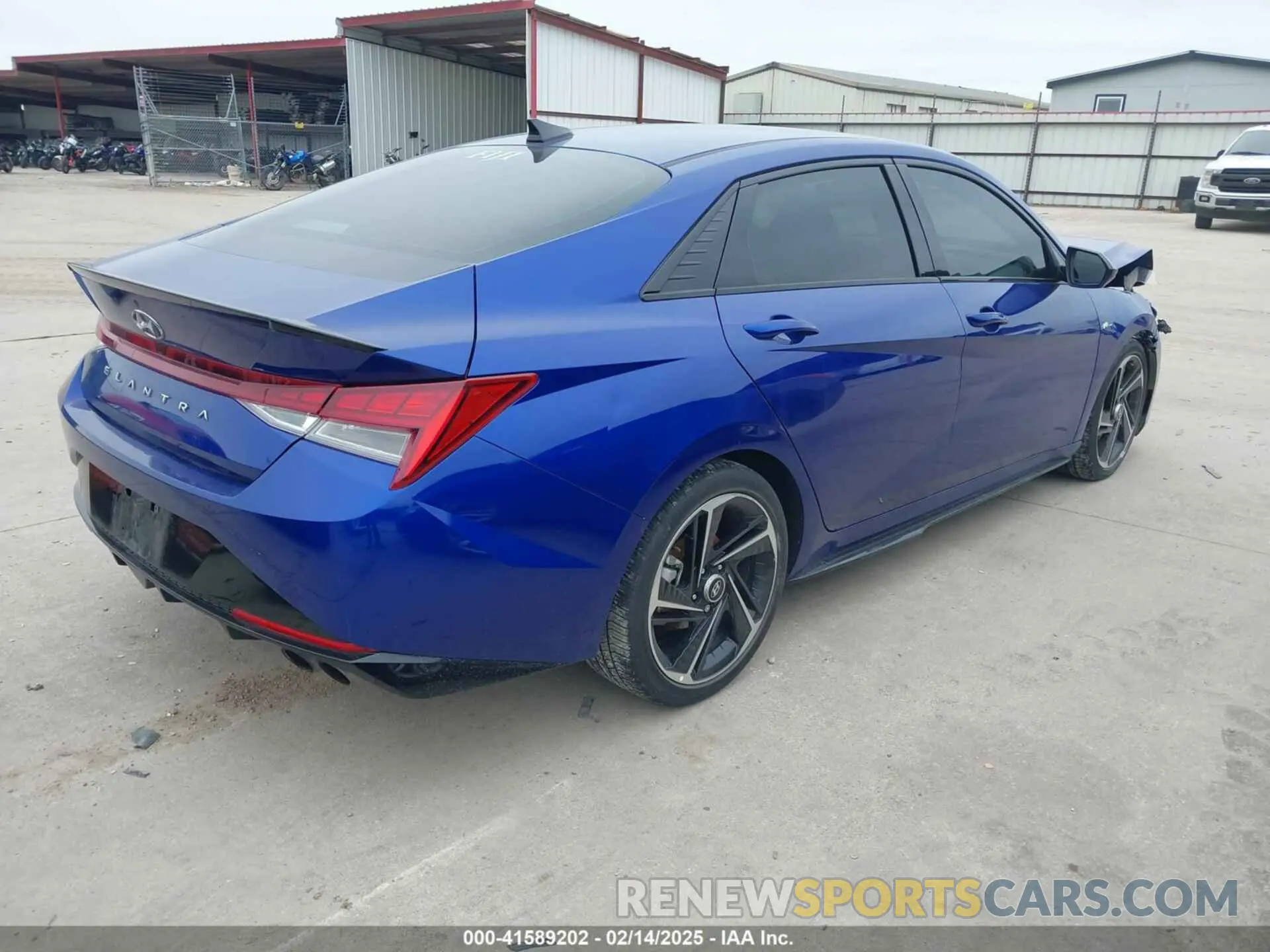 4 fotografías del automóvil dañado KMHLR4AF1PU423570 HYUNDAI ELANTRA 2023