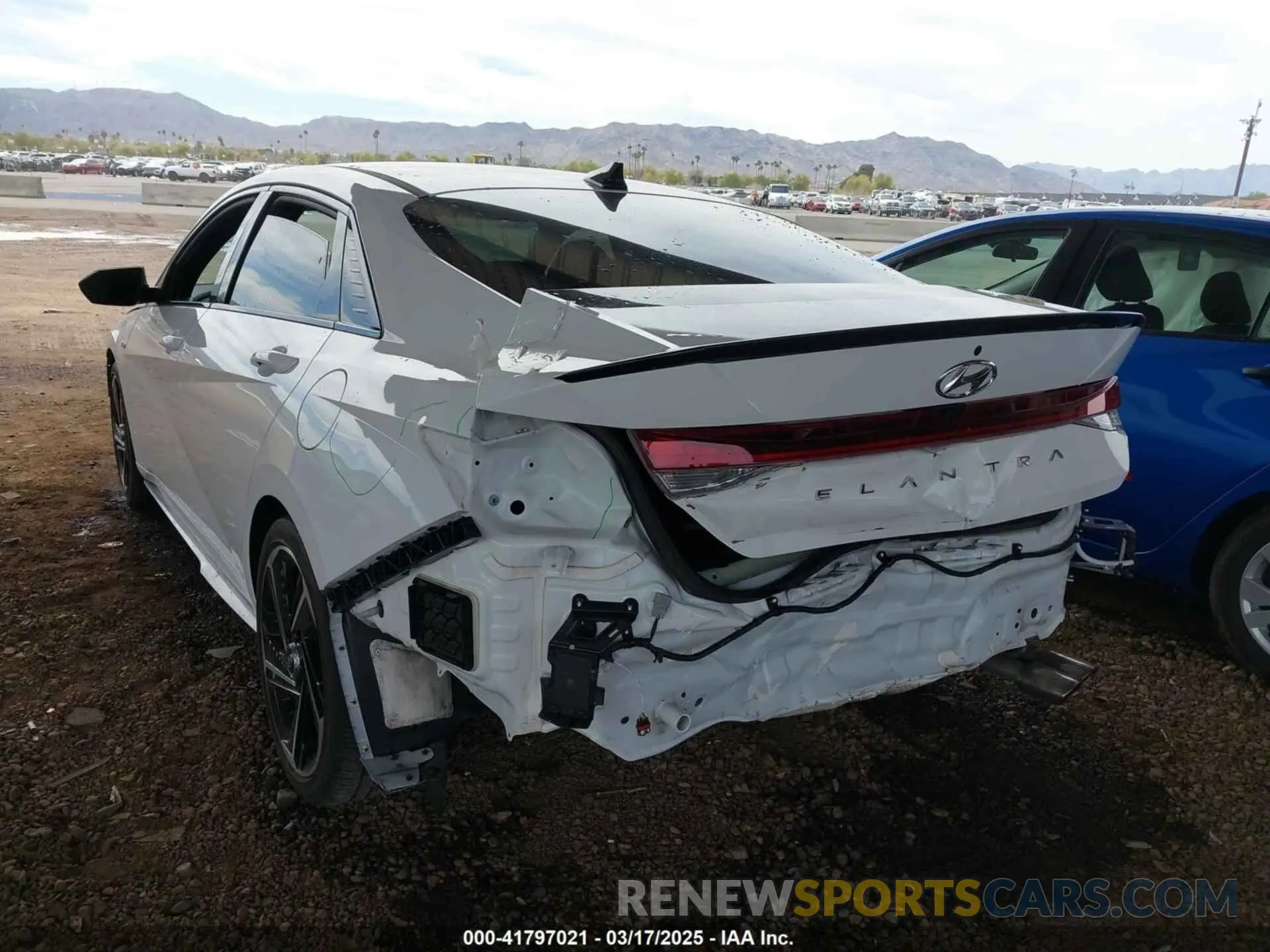 3 fotografías del automóvil dañado KMHLR4AF1PU608279 HYUNDAI ELANTRA 2023