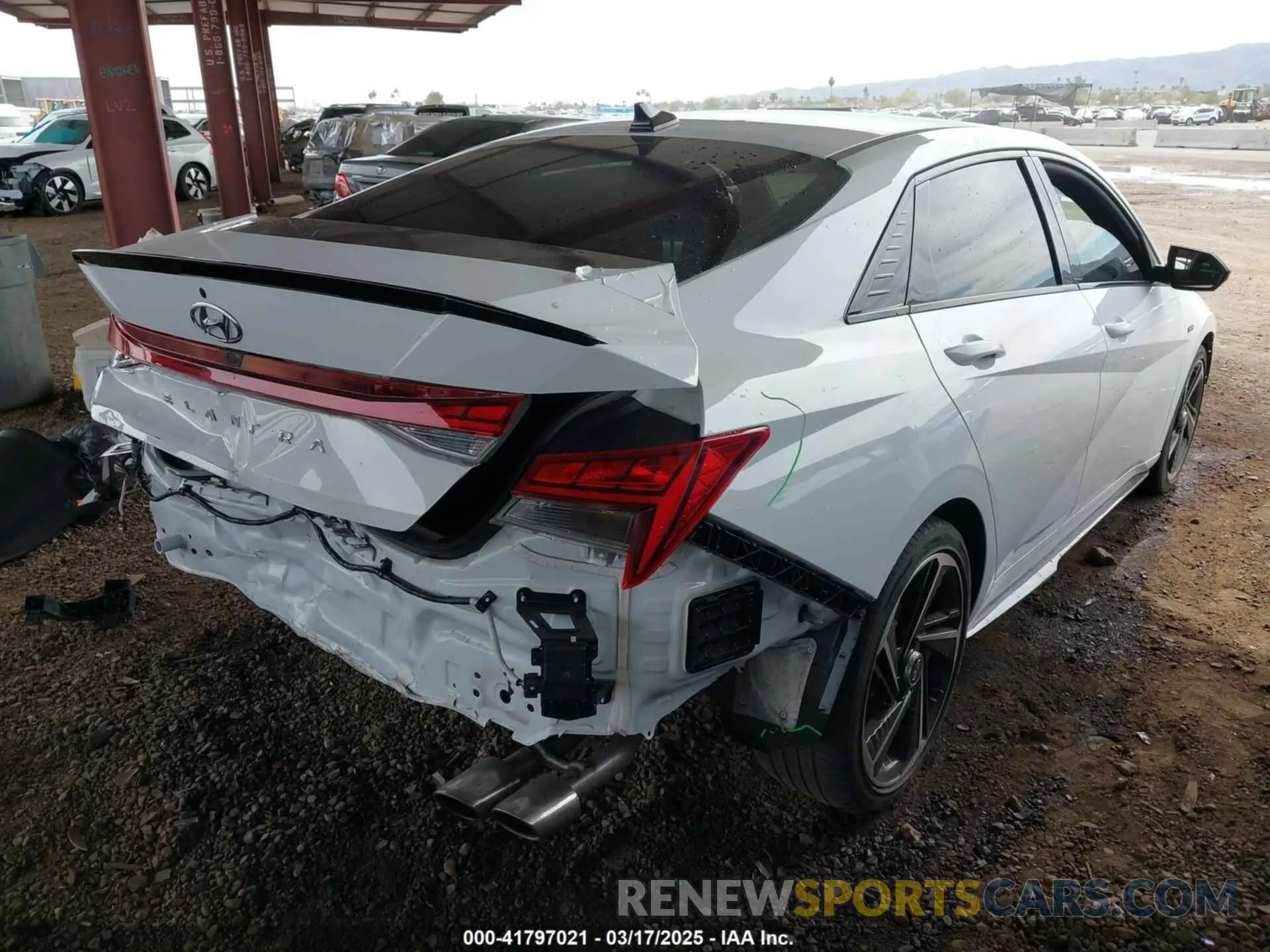 4 fotografías del automóvil dañado KMHLR4AF1PU608279 HYUNDAI ELANTRA 2023