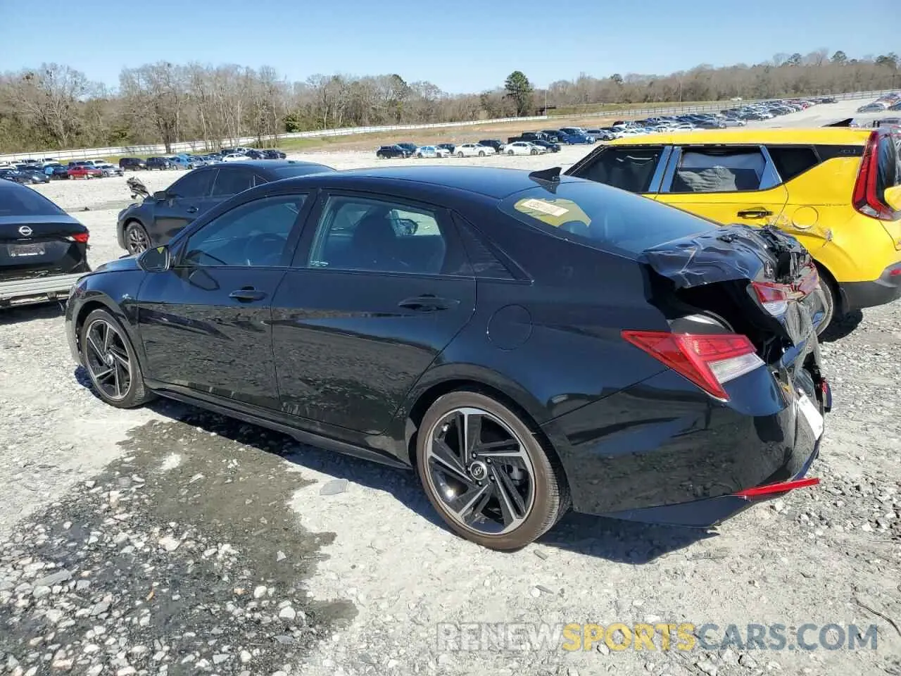 2 fotografías del automóvil dañado KMHLR4AF4PU521296 HYUNDAI ELANTRA 2023
