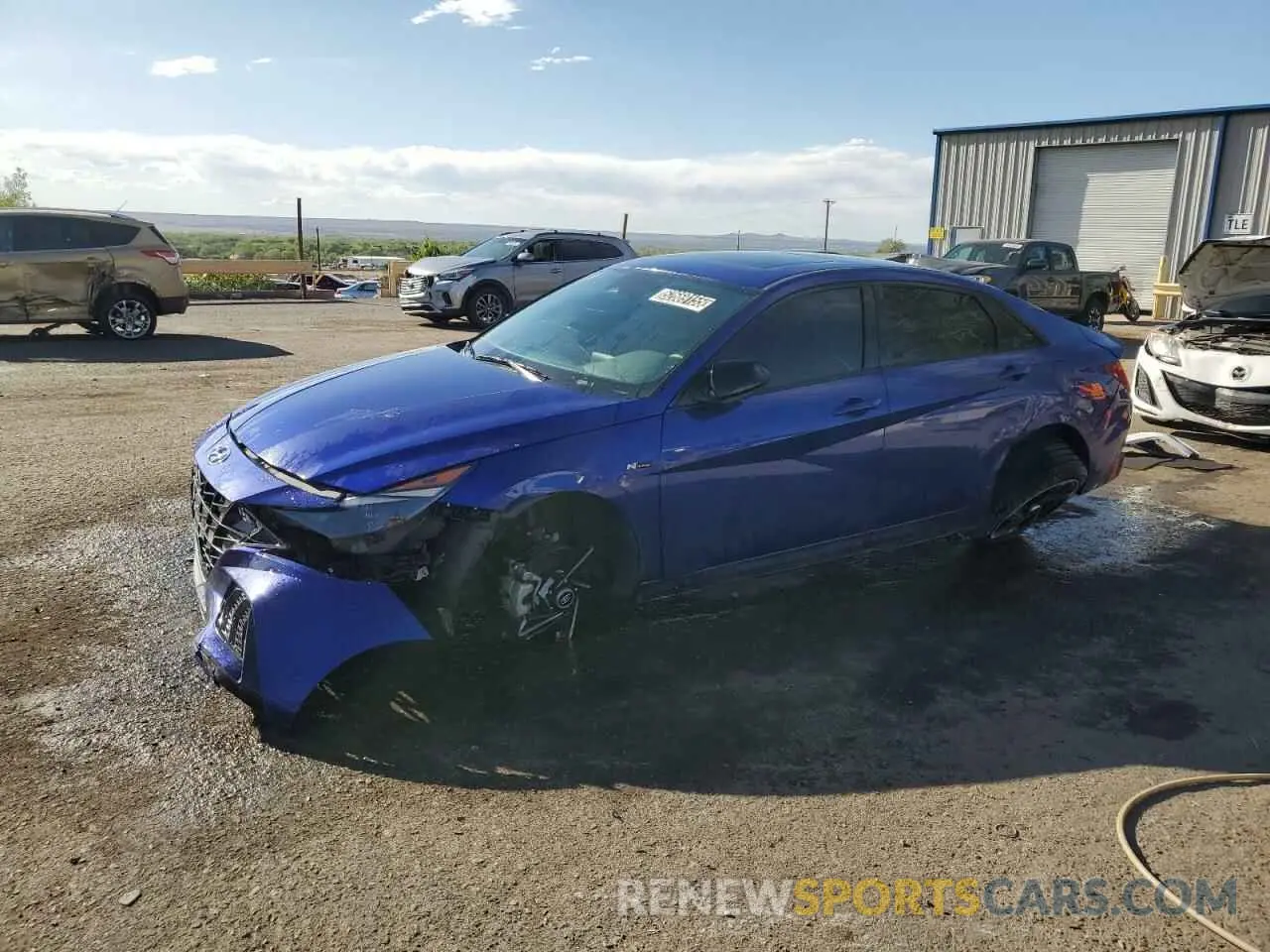 1 fotografías del automóvil dañado KMHLR4AF4PU538275 HYUNDAI ELANTRA 2023