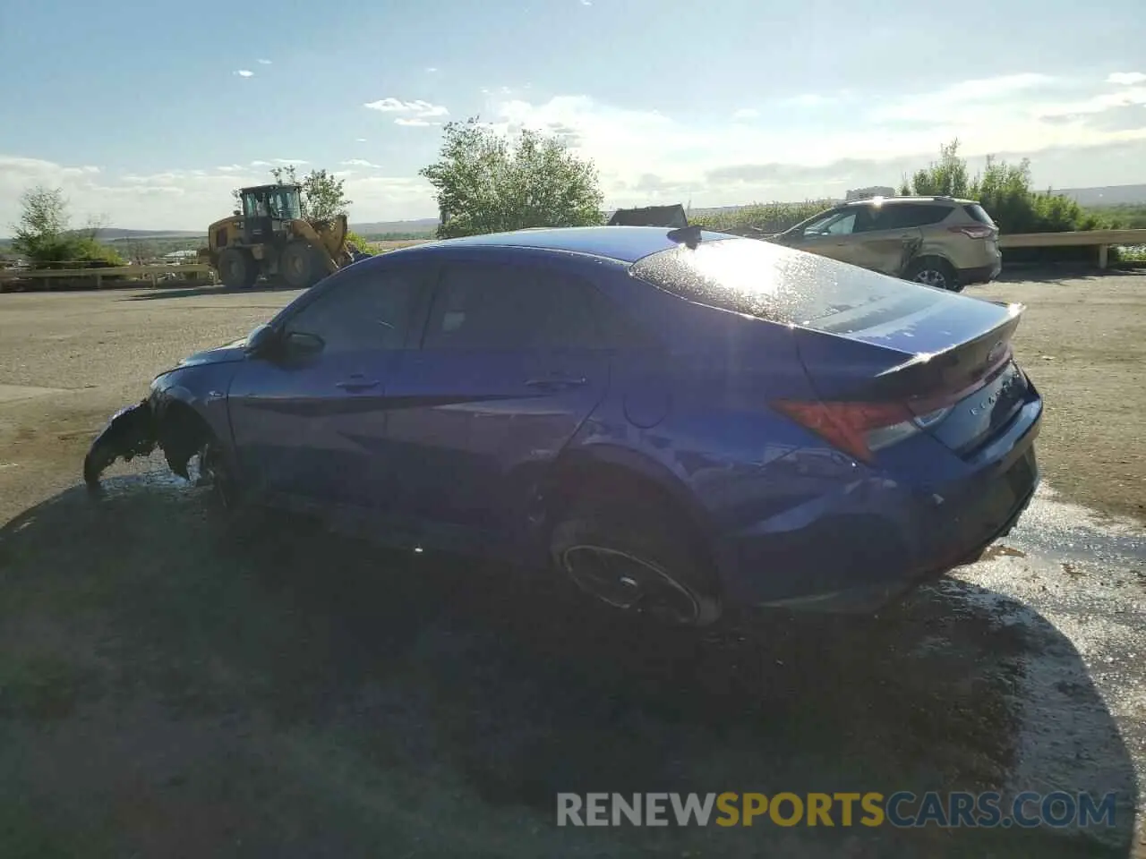 2 fotografías del automóvil dañado KMHLR4AF4PU538275 HYUNDAI ELANTRA 2023