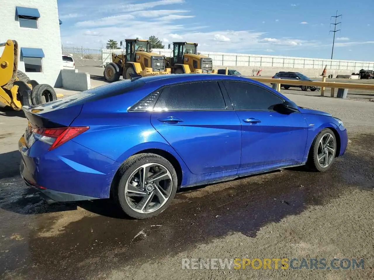 3 fotografías del automóvil dañado KMHLR4AF4PU538275 HYUNDAI ELANTRA 2023
