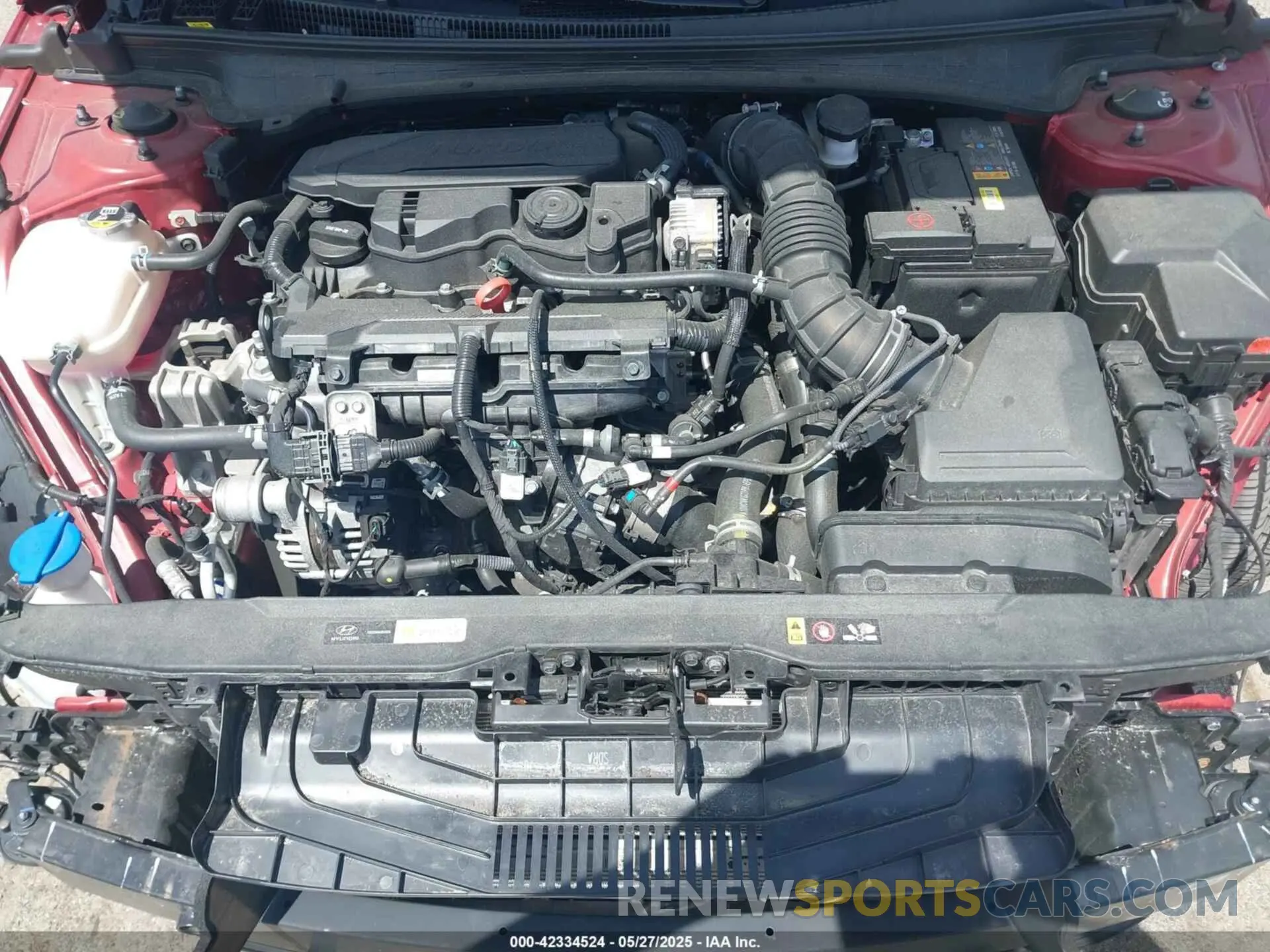 10 fotografías del automóvil dañado KMHLR4AF4PU587136 HYUNDAI ELANTRA 2023