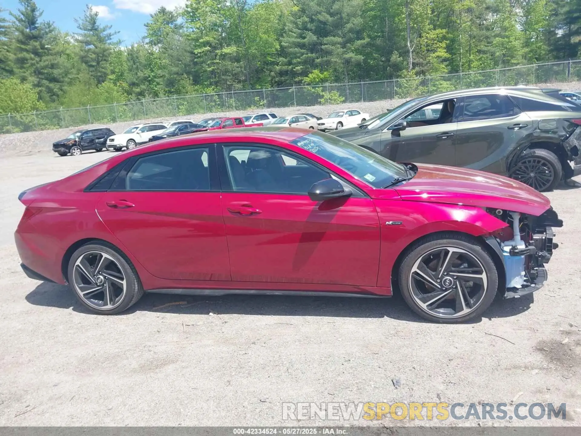 14 fotografías del automóvil dañado KMHLR4AF4PU587136 HYUNDAI ELANTRA 2023