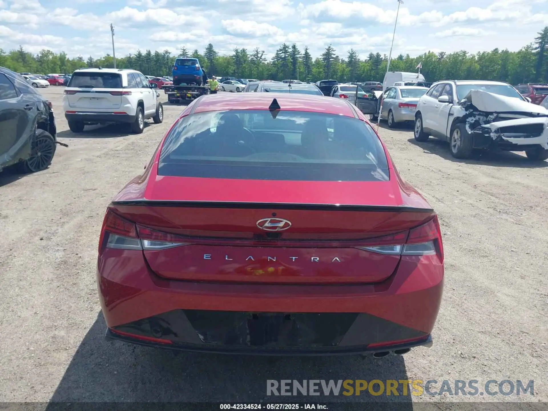 17 fotografías del automóvil dañado KMHLR4AF4PU587136 HYUNDAI ELANTRA 2023