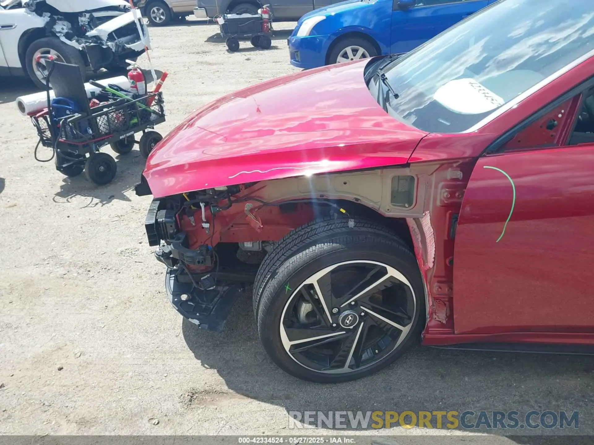 6 fotografías del automóvil dañado KMHLR4AF4PU587136 HYUNDAI ELANTRA 2023