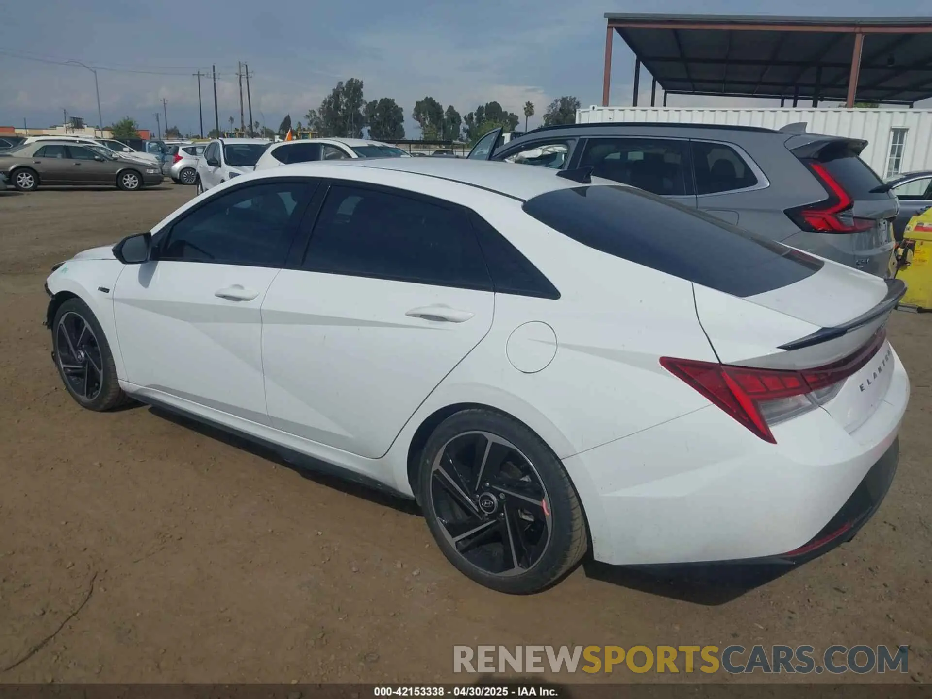 3 fotografías del automóvil dañado KMHLR4AF5PU377340 HYUNDAI ELANTRA 2023