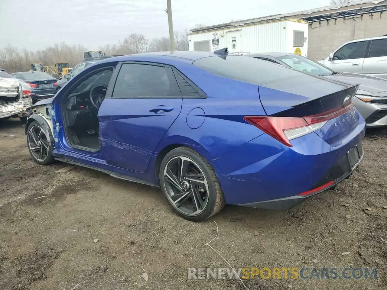 2 fotografías del automóvil dañado KMHLR4AF5PU493170 HYUNDAI ELANTRA 2023