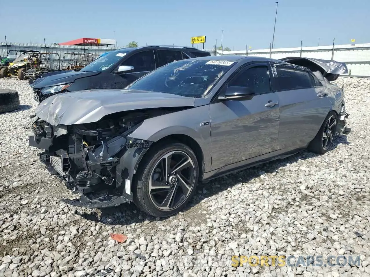 1 fotografías del automóvil dañado KMHLR4AF6PU397810 HYUNDAI ELANTRA 2023