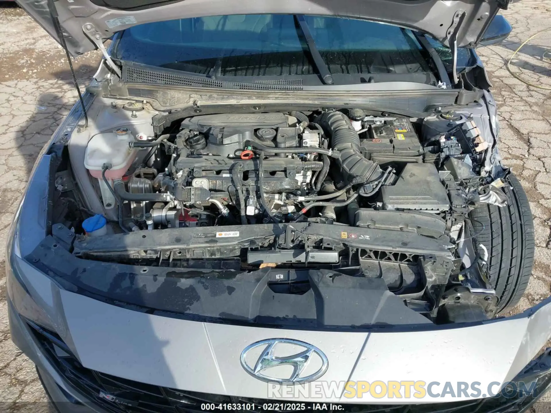 10 fotografías del automóvil dañado KMHLR4AF6PU514088 HYUNDAI ELANTRA 2023