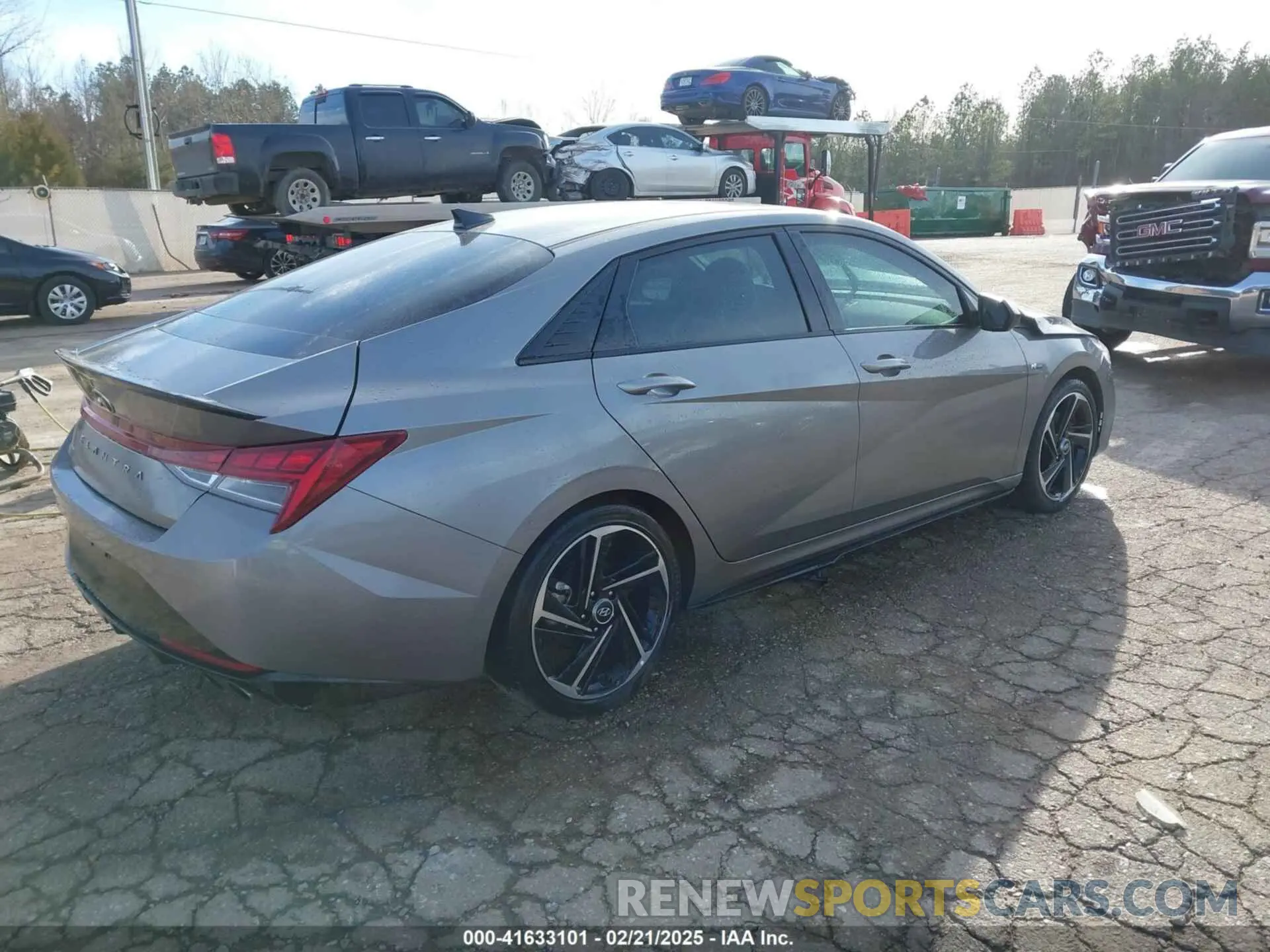 4 fotografías del automóvil dañado KMHLR4AF6PU514088 HYUNDAI ELANTRA 2023