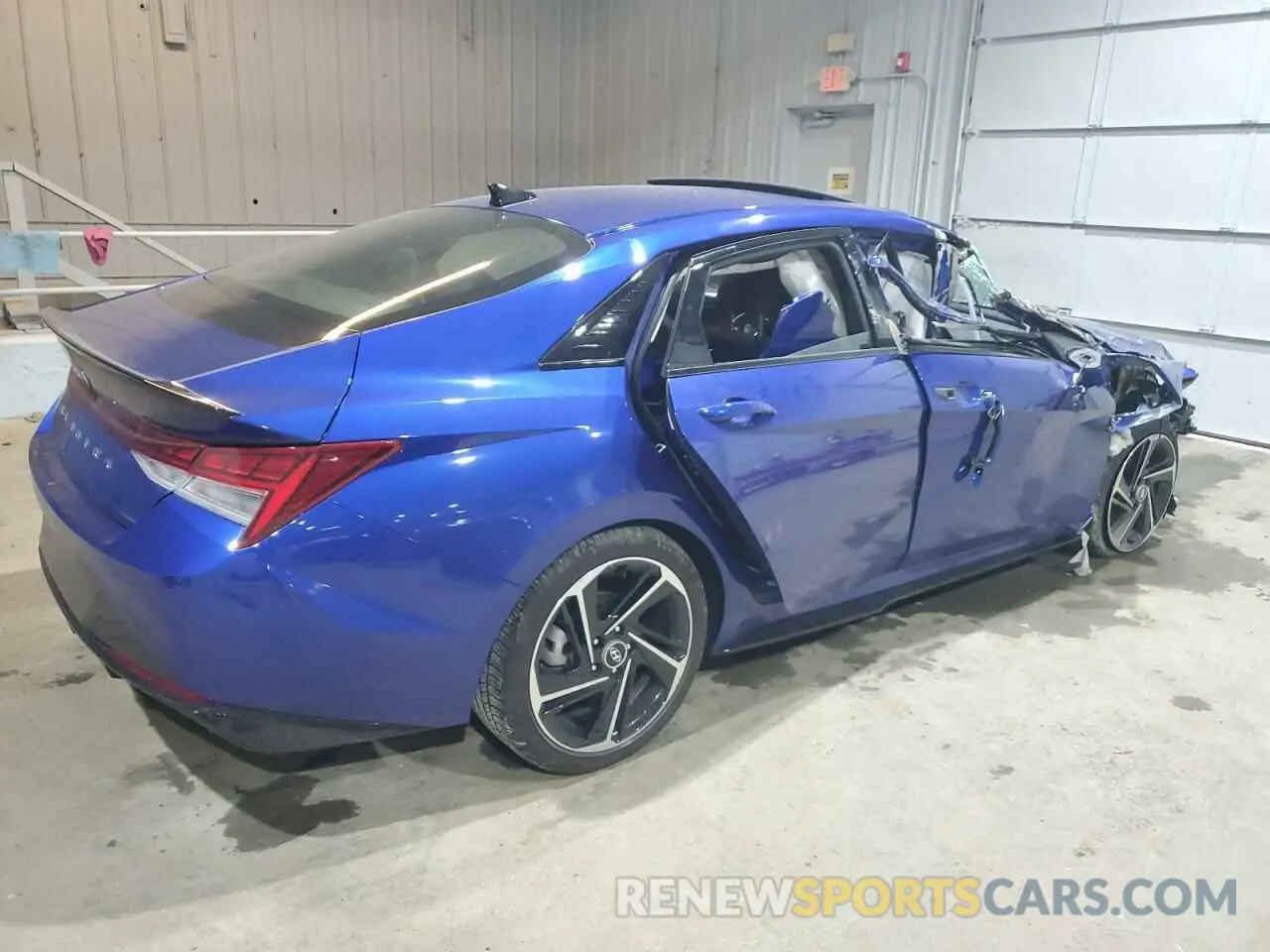 3 fotografías del automóvil dañado KMHLR4AF6PU628978 HYUNDAI ELANTRA 2023