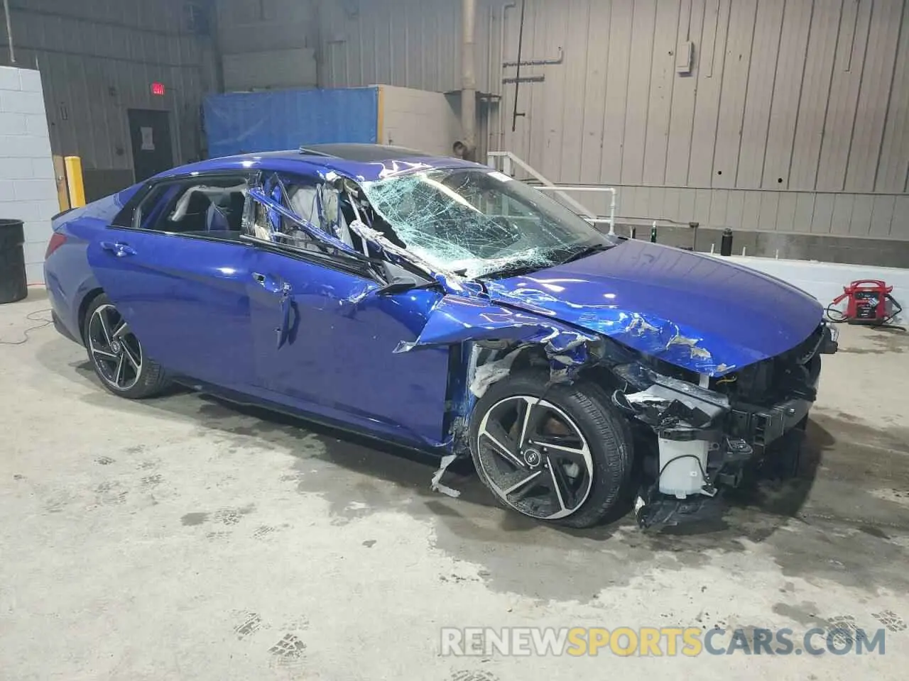 4 fotografías del automóvil dañado KMHLR4AF6PU628978 HYUNDAI ELANTRA 2023